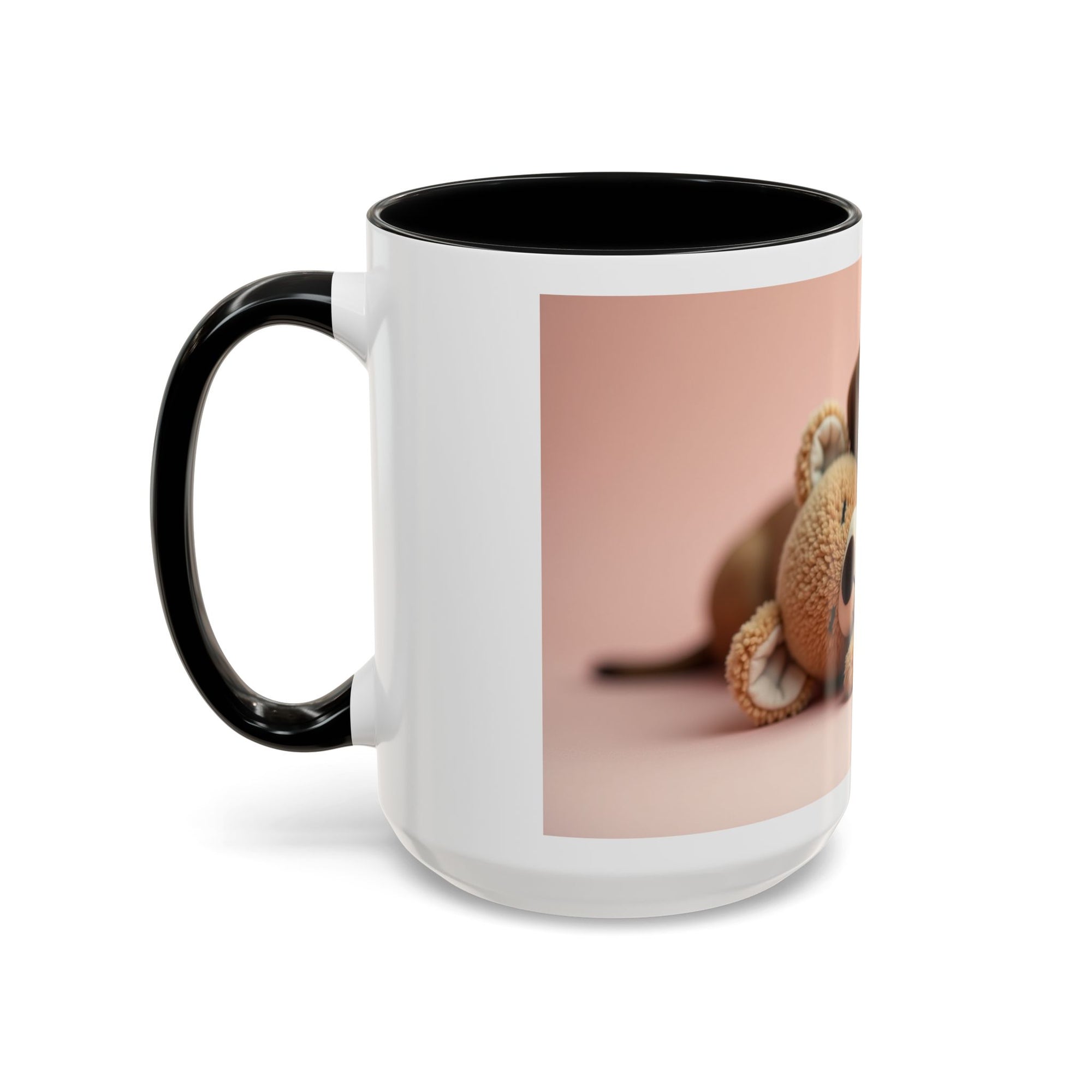 Cute Dog and Toy Accent Coffee Mug - Perfect for Pet Lovers, Gift for Animal Enthusiasts, Adorable Mug for Home and Office