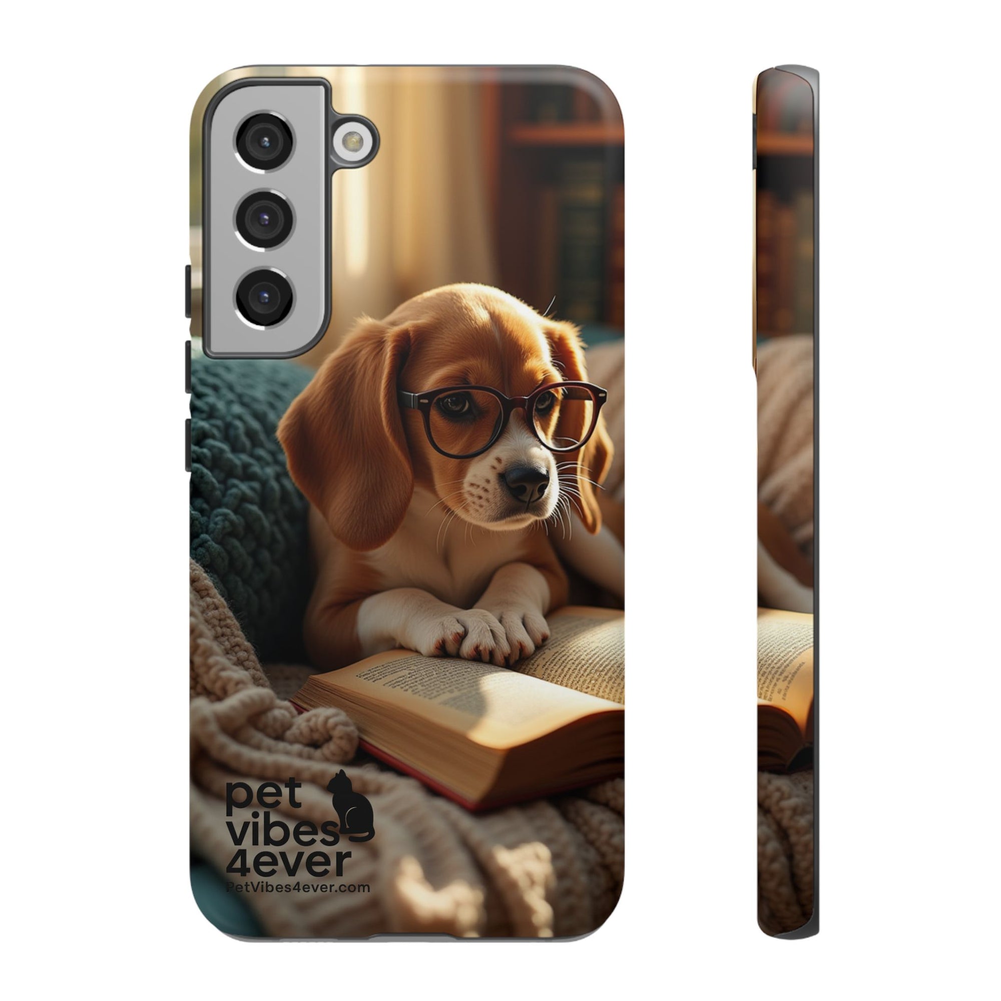 Dog-Themed Phone Case with "Pet Vibes Forever" Design, Cute Dog Accessories, Pet Lover Gift, Phone Cover, Animal Lover Decor