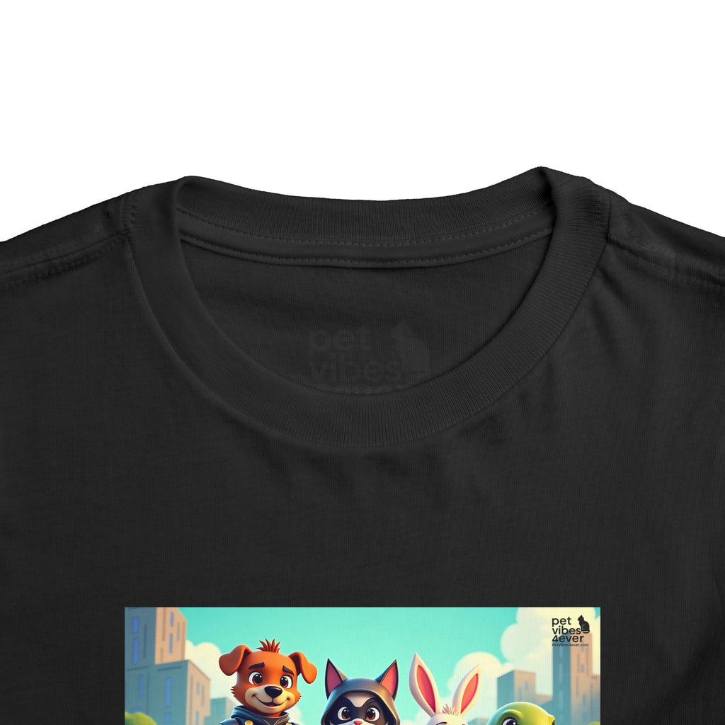 Adventurous Toddler Tee with Fun Characters | Perfect for Playdates, Birthdays, and Everyday Fun, Kids' T-Shirt, Cartoon Tee, Playful [...]