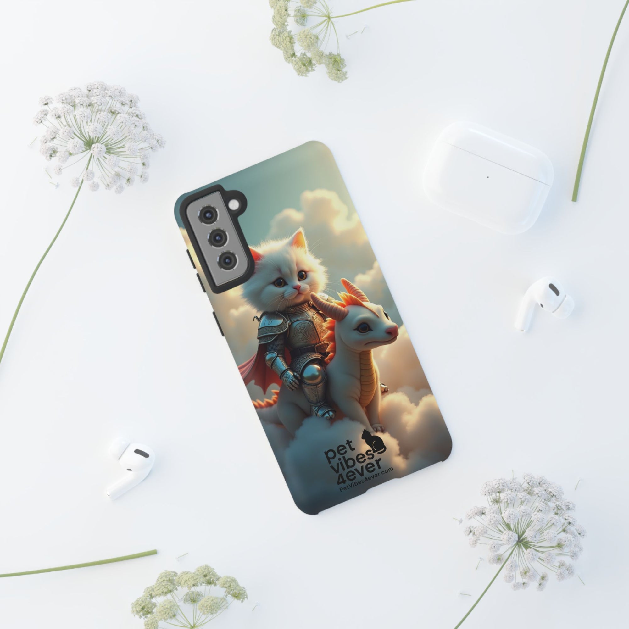 Funny Cat Phone Case, Cute Pet Lovers Gift, Cool Animal Accessory, Unique Phone Sleeve, Fantasy Vibe Phone Cover