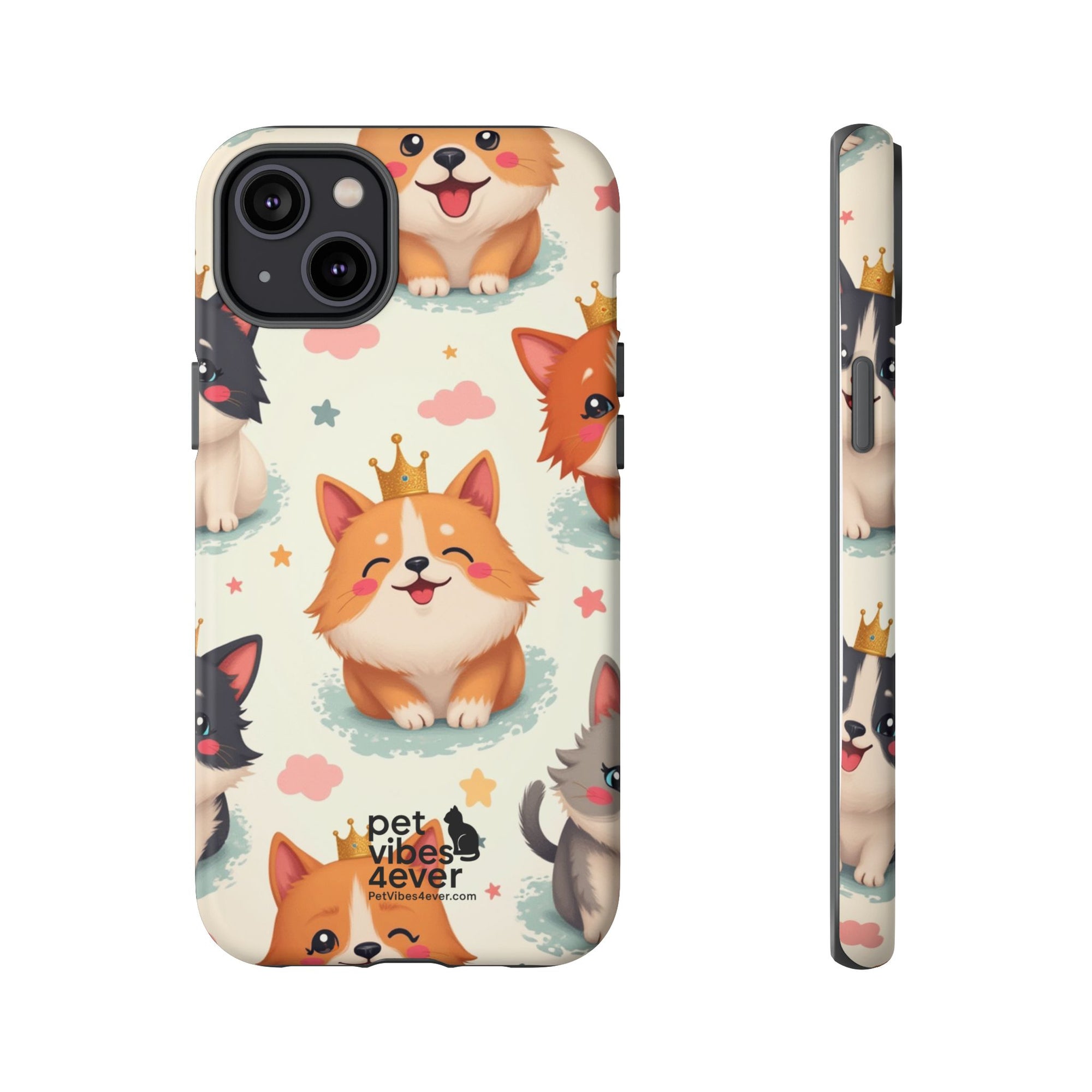 Cute Pet Phone Case, Dog Lover Accessory, Cat Phone Cover, Gift for Animal Lovers, Birthday Present, Pet Vibes Forever