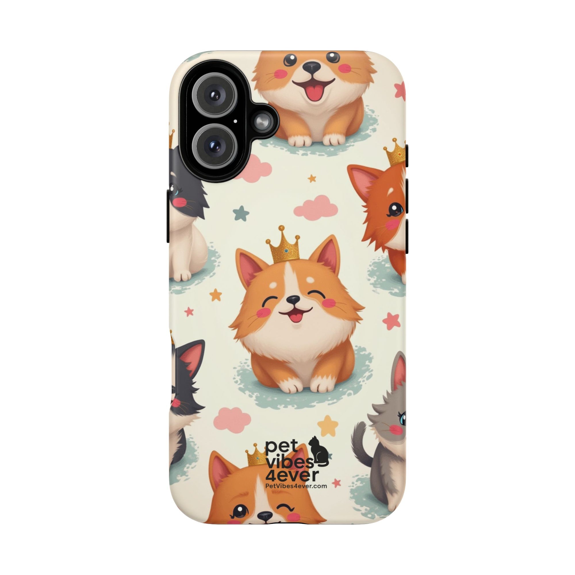 Cute Pet Phone Case, Dog Lover Accessory, Cat Phone Cover, Gift for Animal Lovers, Birthday Present, Pet Vibes Forever