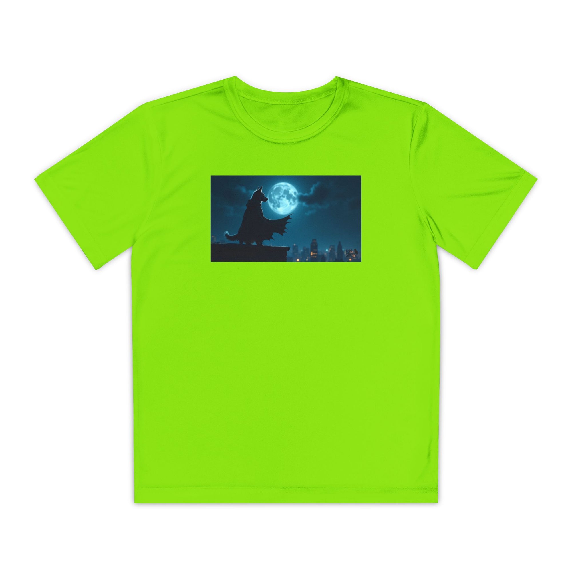 Youth Competitor Tee with Bold Eclipse Design, Perfect for Sports Events, Birthdays, Fun Outings, Team Spirit, Unique Gift Idea