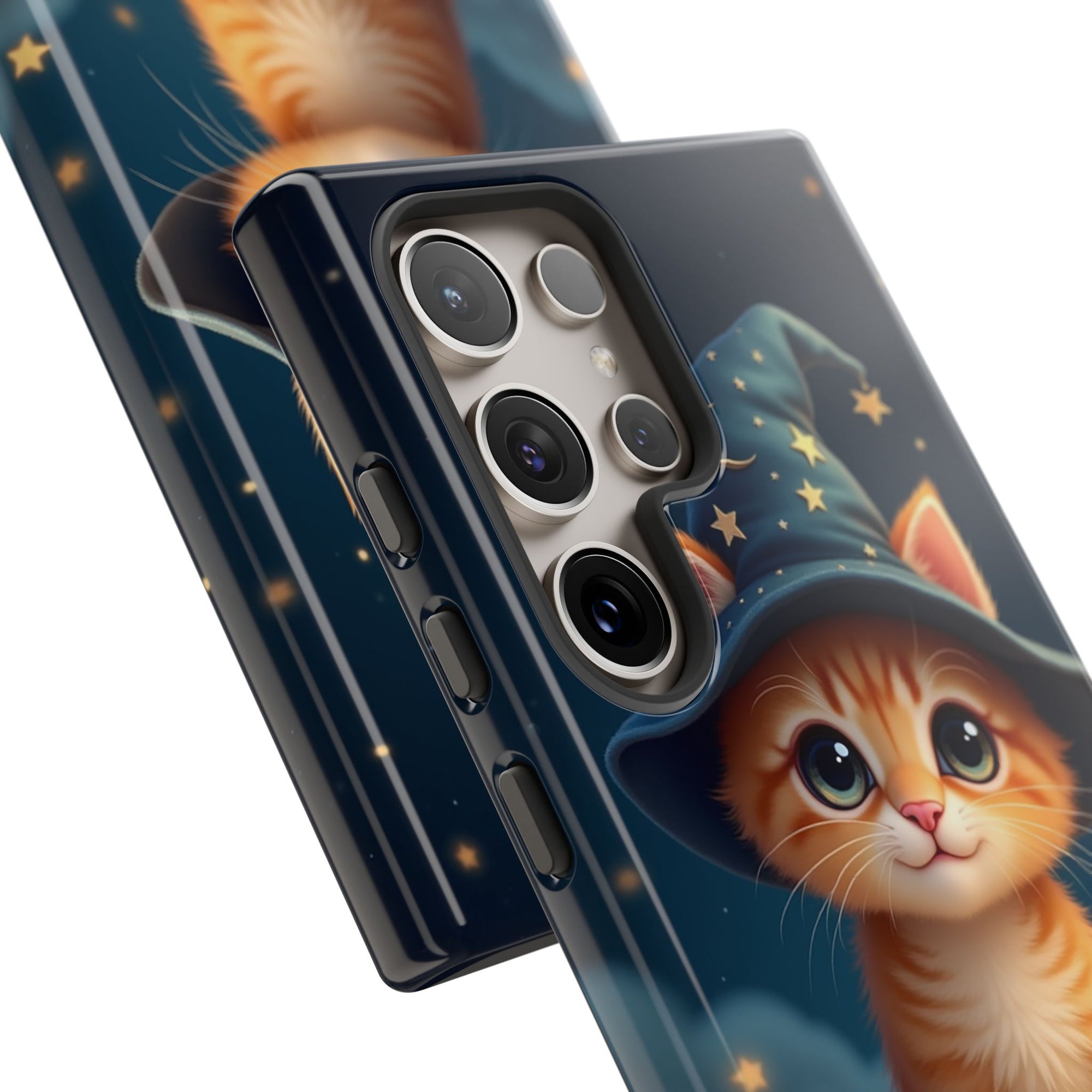Cat-Themed Phone Case, Magical Cat Case, Pet Lover Gift, Cute Animal Accessories, Birthday Present For Cat Owners