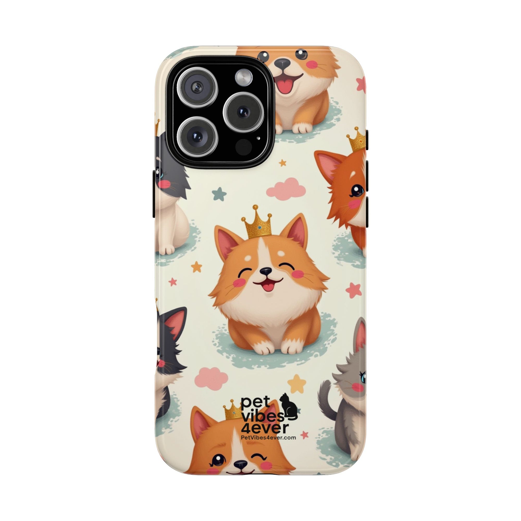 Cute Pet Phone Case, Dog Lover Accessory, Cat Phone Cover, Gift for Animal Lovers, Birthday Present, Pet Vibes Forever