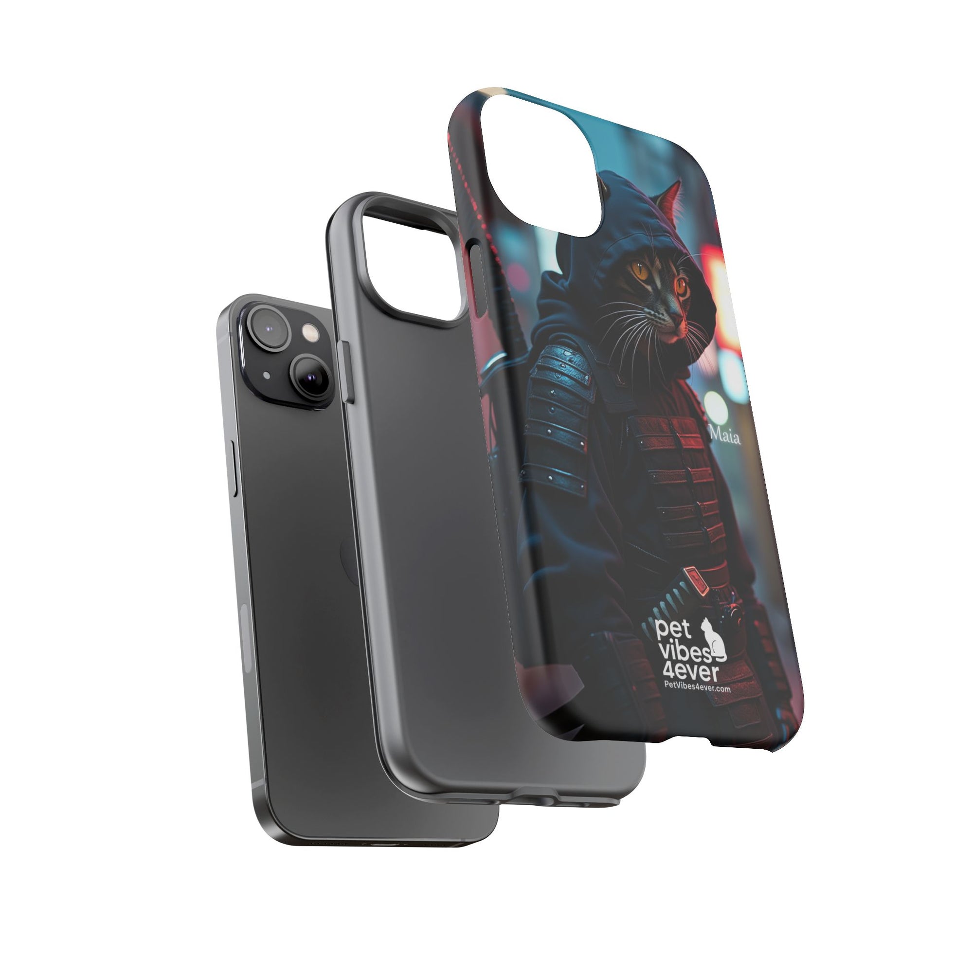 Tough Cases: Cool Cat Phone Case with 'Pet Vibes 4ever', Perfect for Cat Lovers, Unique Gift for Pet Enthusiasts, Fun Phone Accessory, [...]