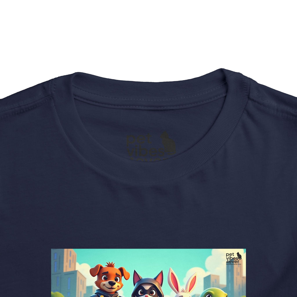 Adventurous Toddler Tee with Fun Characters | Perfect for Playdates, Birthdays, and Everyday Fun, Kids' T-Shirt, Cartoon Tee, Playful [...]