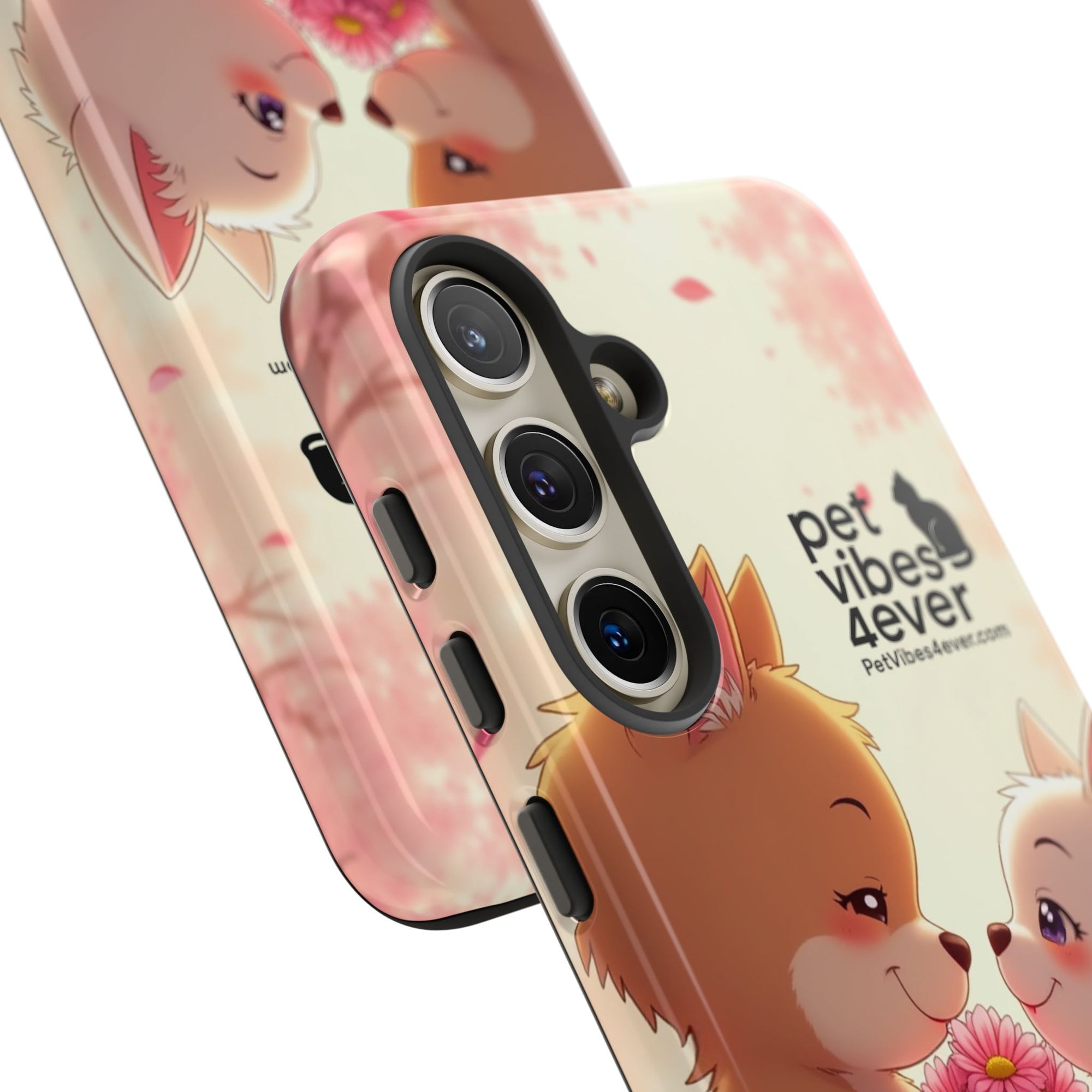 Cute Pet Themed Phone Case, Animal Lovers Gift, Valentine's Day, Cute Phone Cover, Pet Vibes Forever