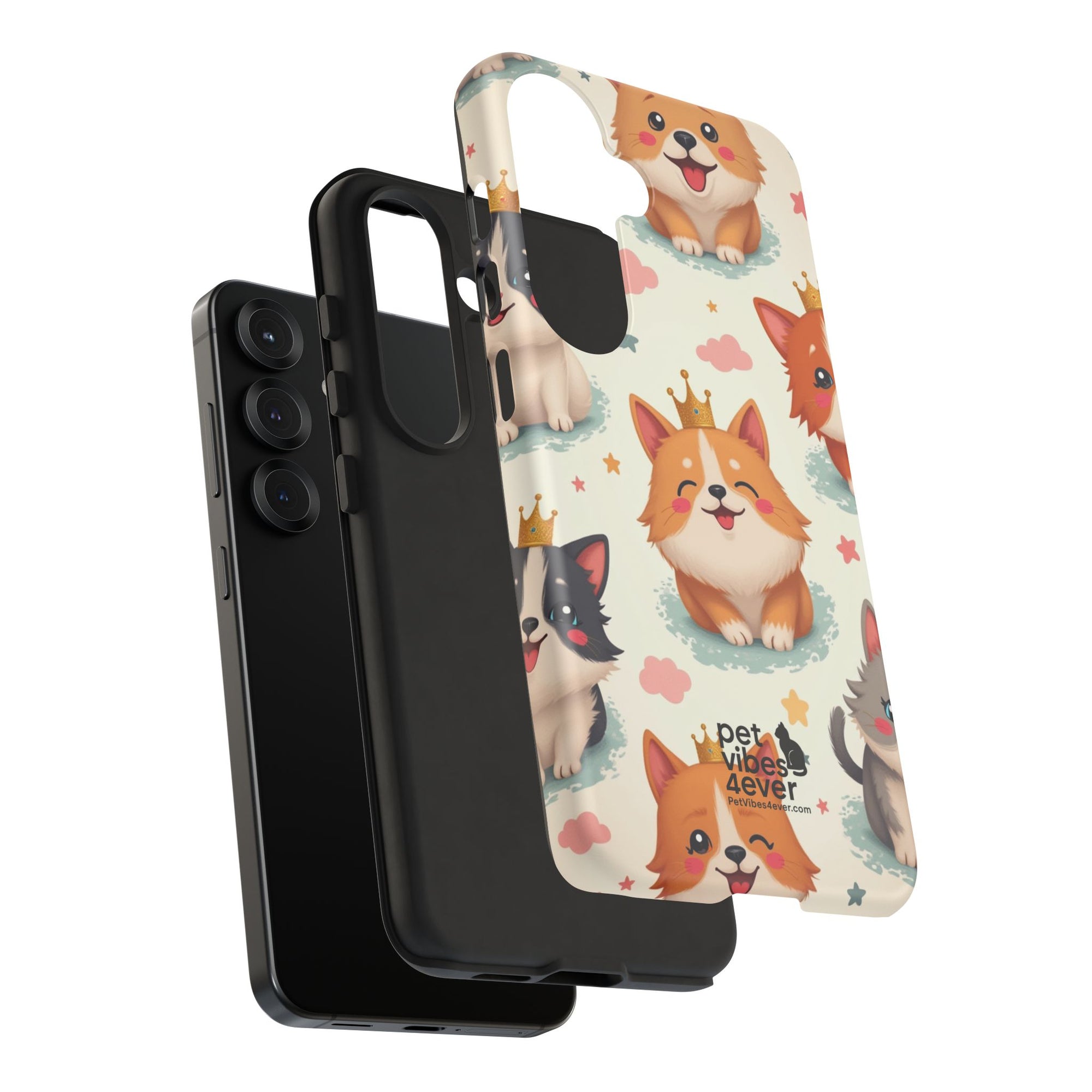 Cute Pet Phone Case, Animal Lover Gift, Dog Cat Lover Accessory, Phone Cover for Pet Parents, Birthday Gift for Pet Owners