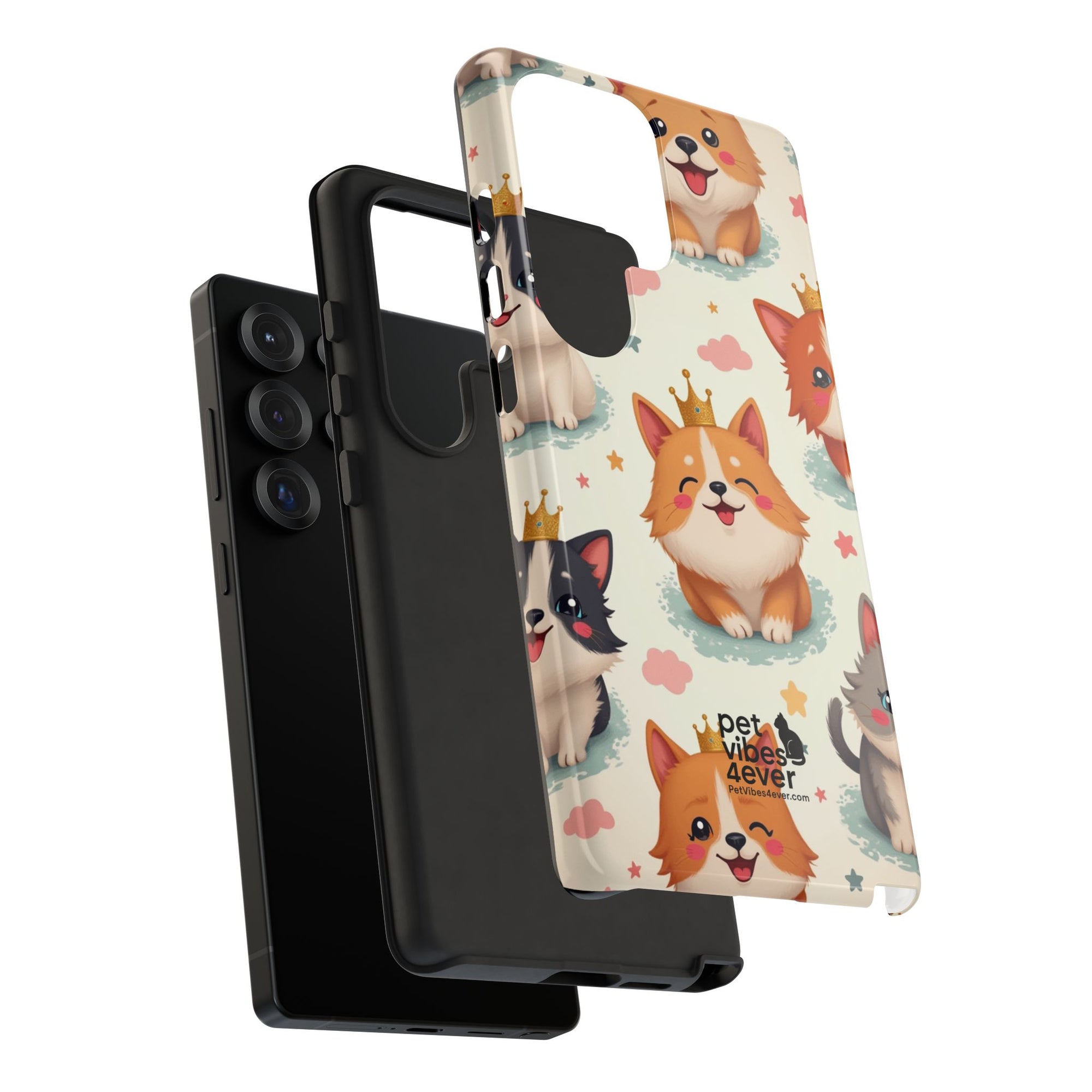 Cute Pet Phone Case, Animal Lover Gift, Dog Cat Lover Accessory, Phone Cover for Pet Parents, Birthday Gift for Pet Owners