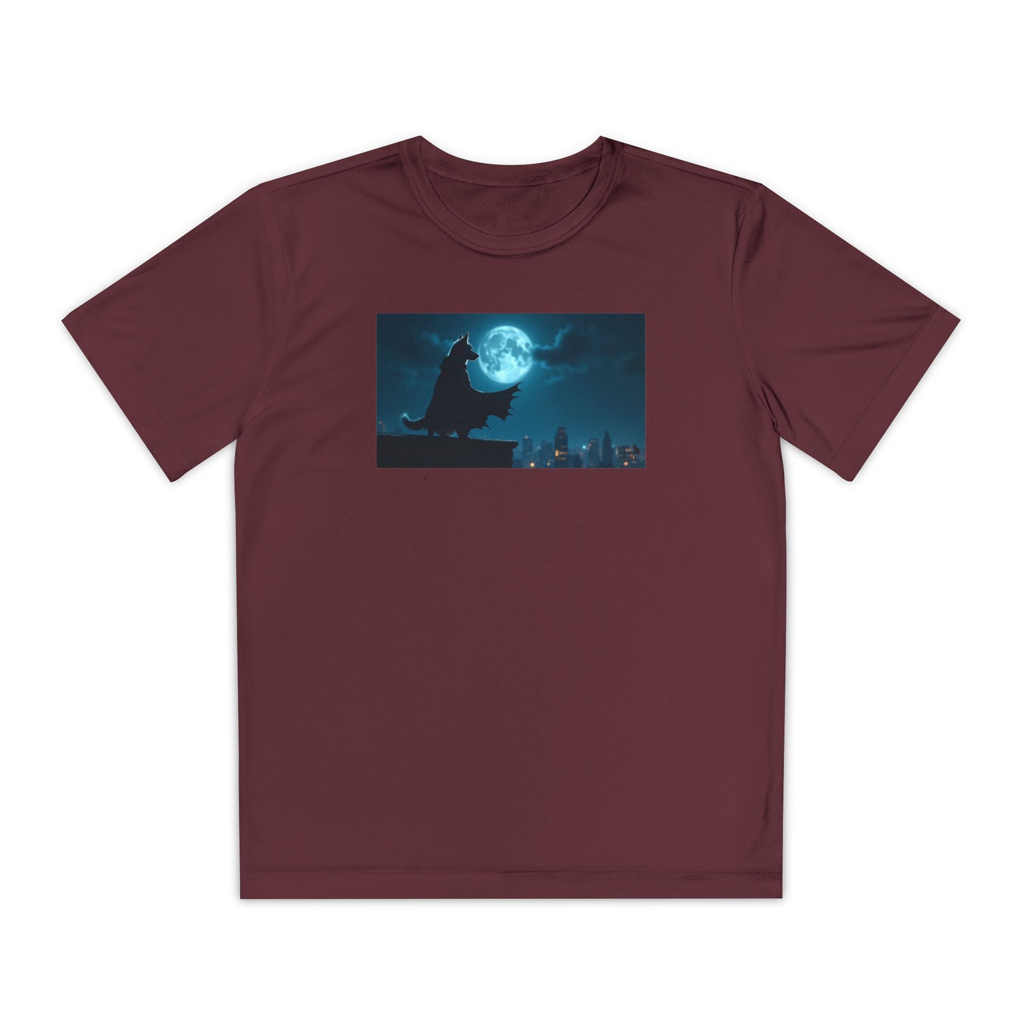 Youth Competitor Tee with Bold Eclipse Design, Perfect for Sports Events, Birthdays, Fun Outings, Team Spirit, Unique Gift Idea