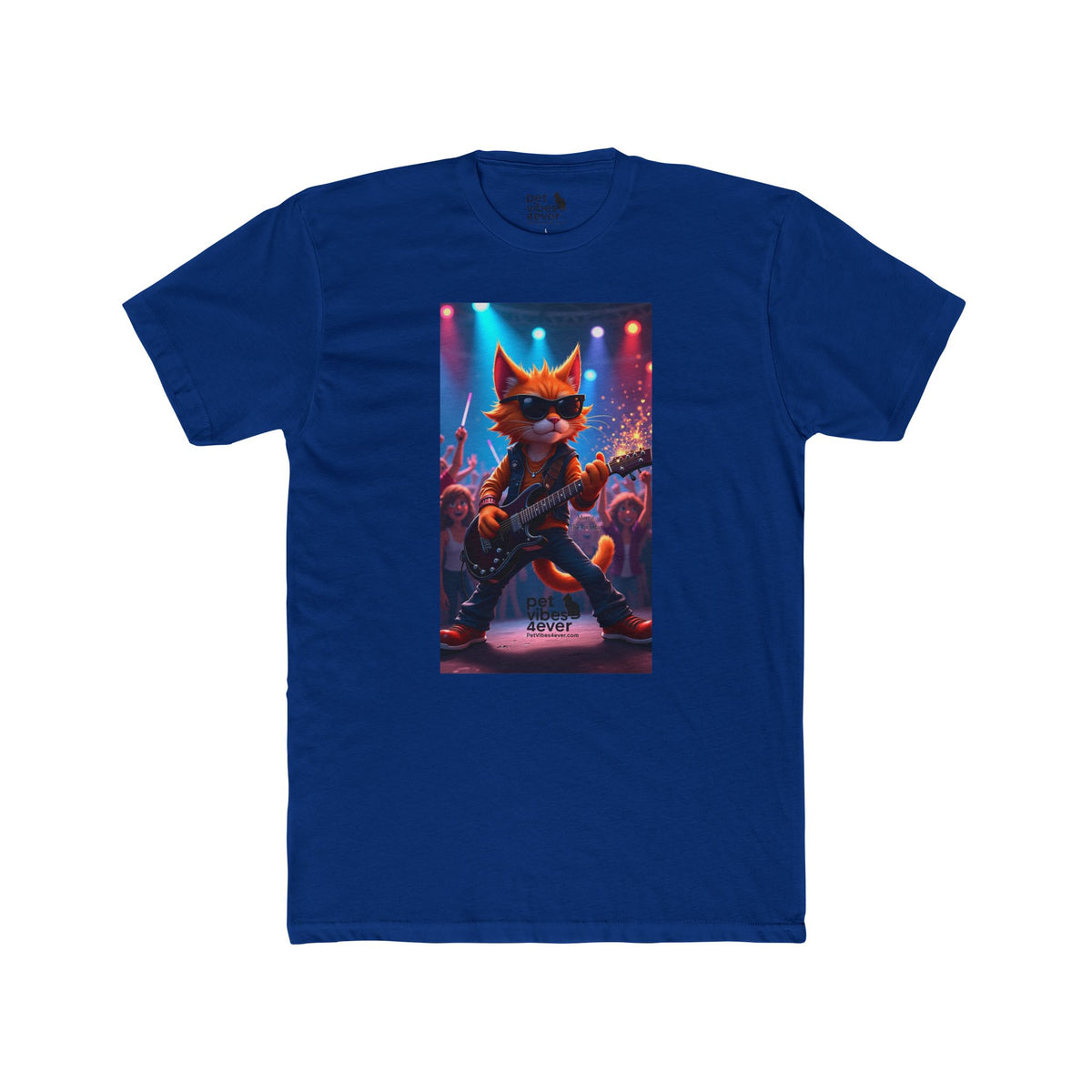 Rock Star Cat Unisex Tee | Fun Graphic Tee, Music Lover Gift, Funky Style, Concert Outfit, Cute Animal Shirt