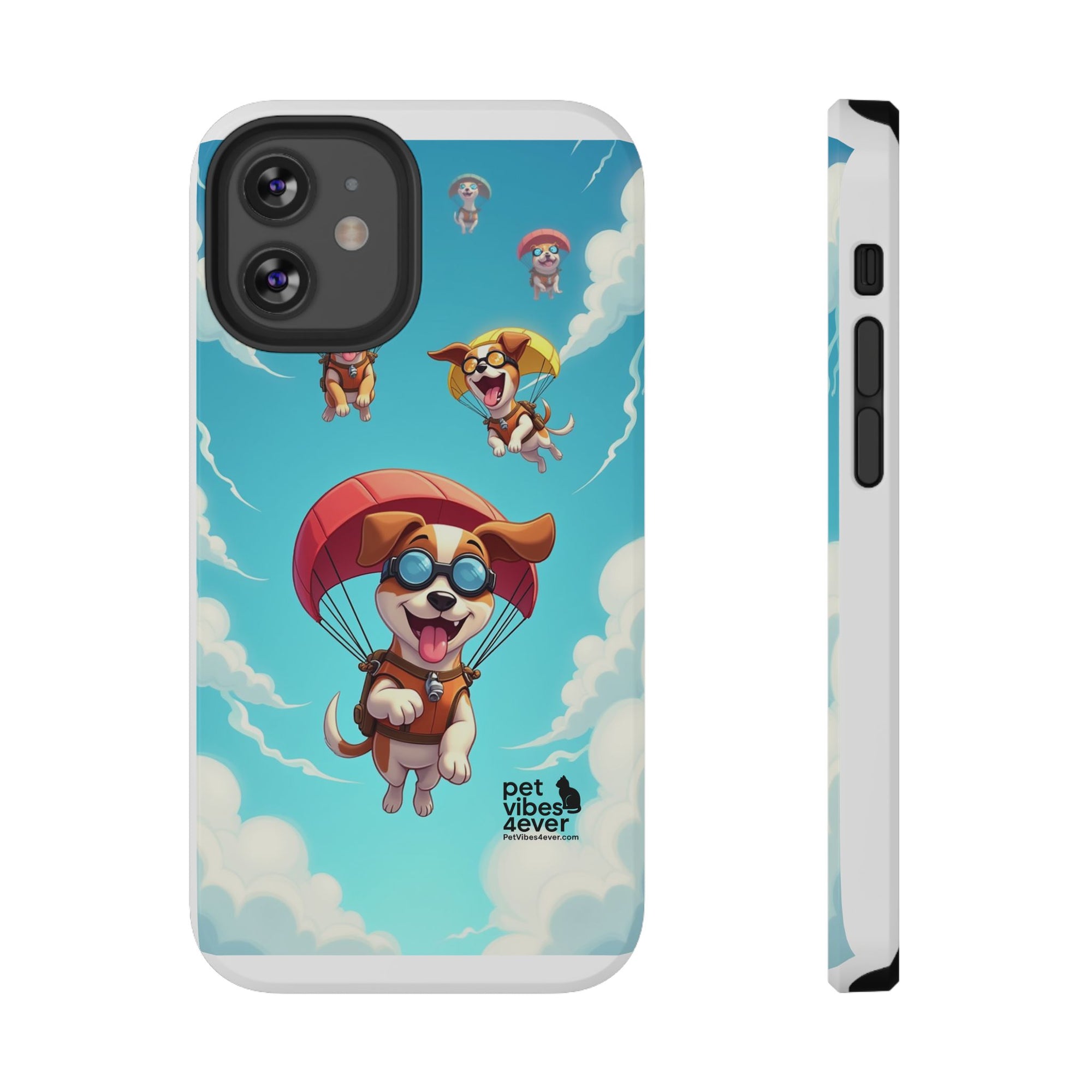 Playful Pet Vibes iPhone Case | Impact-Resistant Dog Design, Gifts for Dog Lovers, Cute Phone Accessory, Fun Pet Merchandise, [...]