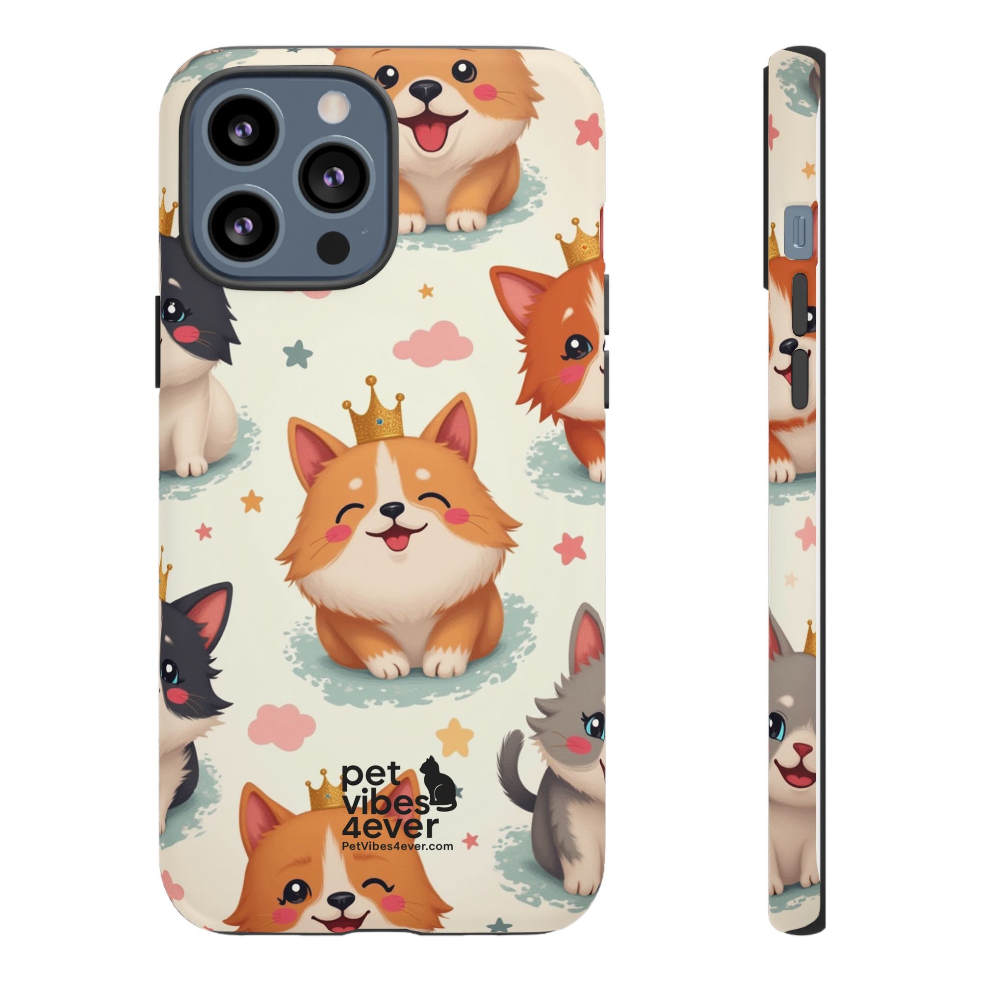 Cute Pet Phone Case, Dog Lover Accessory, Cat Phone Cover, Gift for Animal Lovers, Birthday Present, Pet Vibes Forever