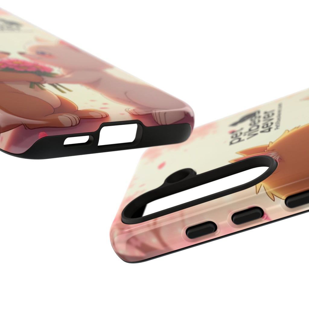Cute Pet Themed Phone Case, Animal Lovers Gift, Valentine's Day, Cute Phone Cover, Pet Vibes Forever