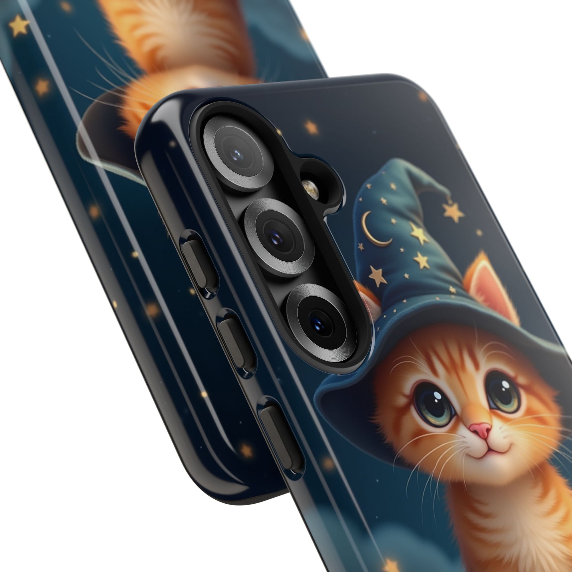 Cat-Themed Phone Case, Magical Cat Case, Pet Lover Gift, Cute Animal Accessories, Birthday Present For Cat Owners