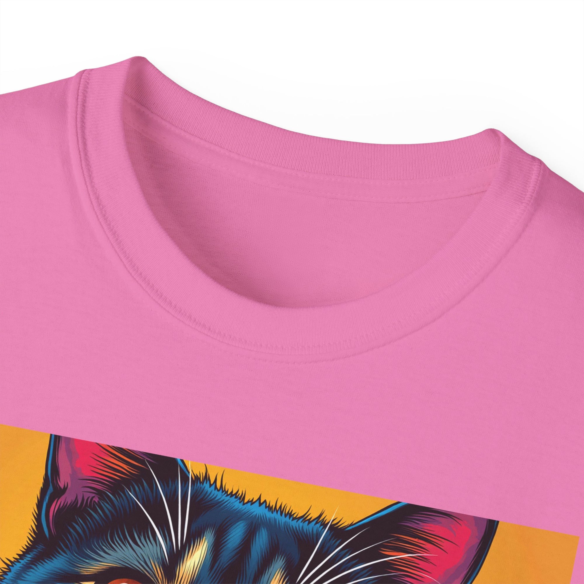 Whimsical Cat Art Tee, Funny Cat Lover Shirt, Gift for Cat Owners, Unique Pet Theme Apparel, Cozy Everyday Wear, Birthday Gift