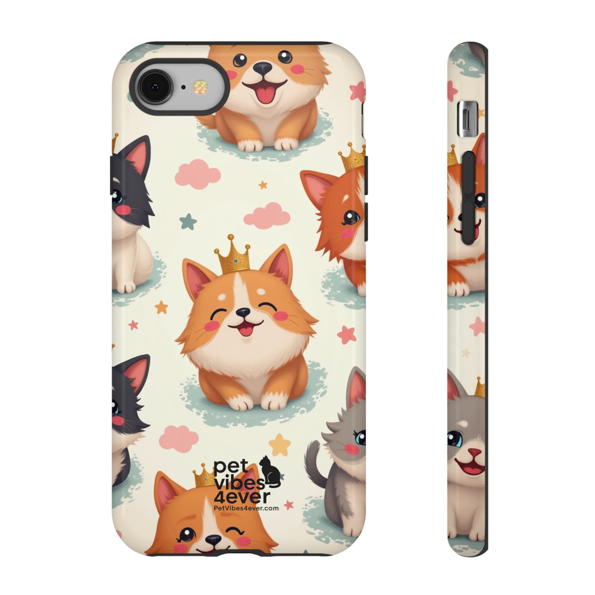 Cute Pet Phone Case, Dog Lover Accessory, Cat Phone Cover, Gift for Animal Lovers, Birthday Present, Pet Vibes Forever