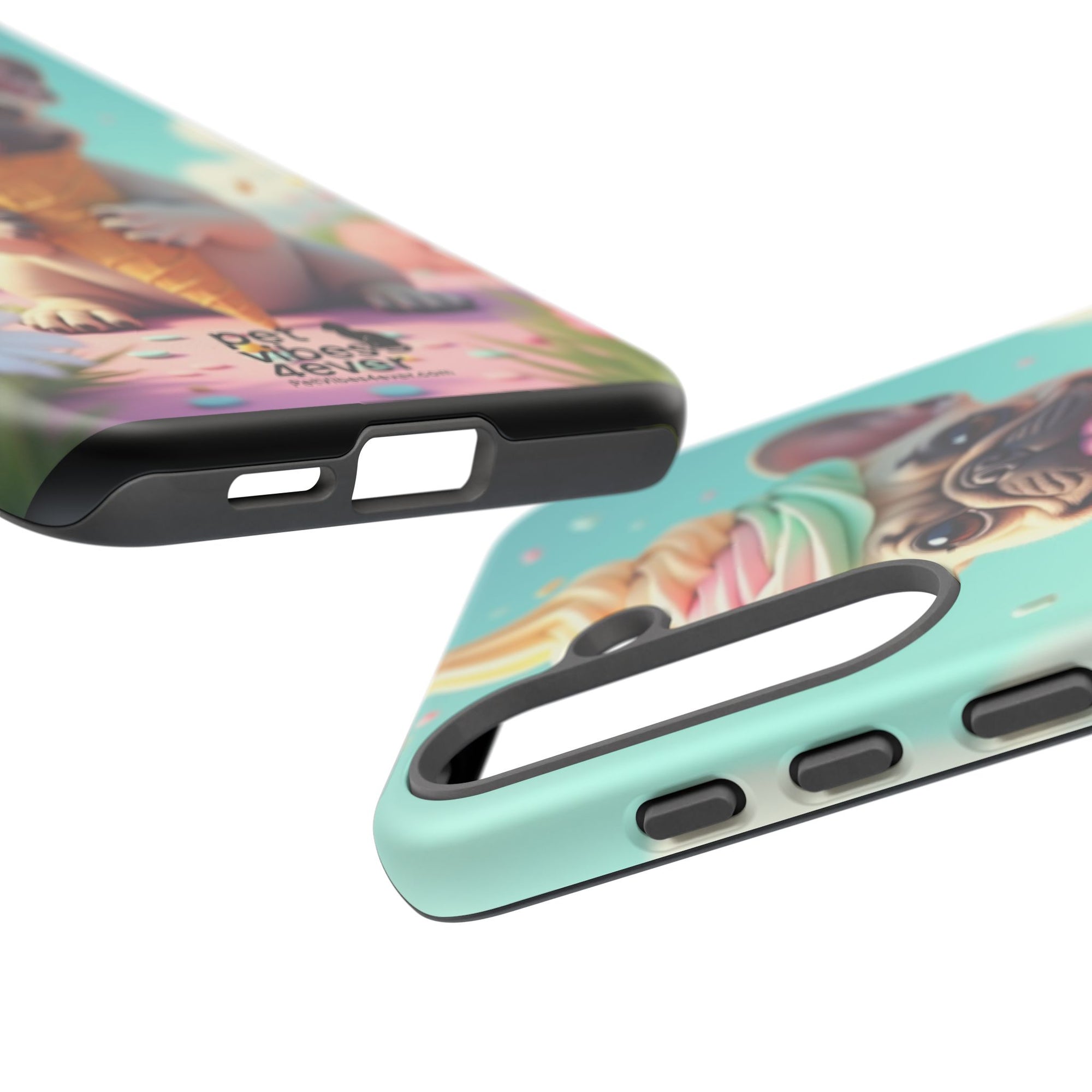 Cute Dog Phone Case, Pet Lover Gift, Tough iPhone/Android Cover, Dog Art, Fun Phone Accessory
