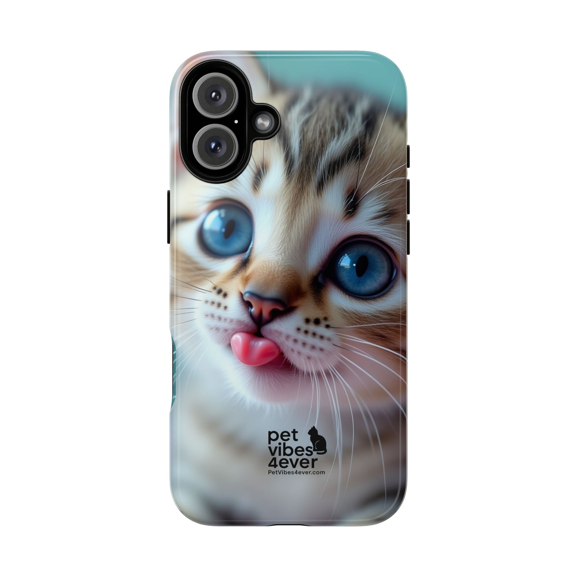 Cute Cat Phone Case, Pet Lover Gift, Funny Animal Protector, Cute Tech Accessories, Cat Mom Gift