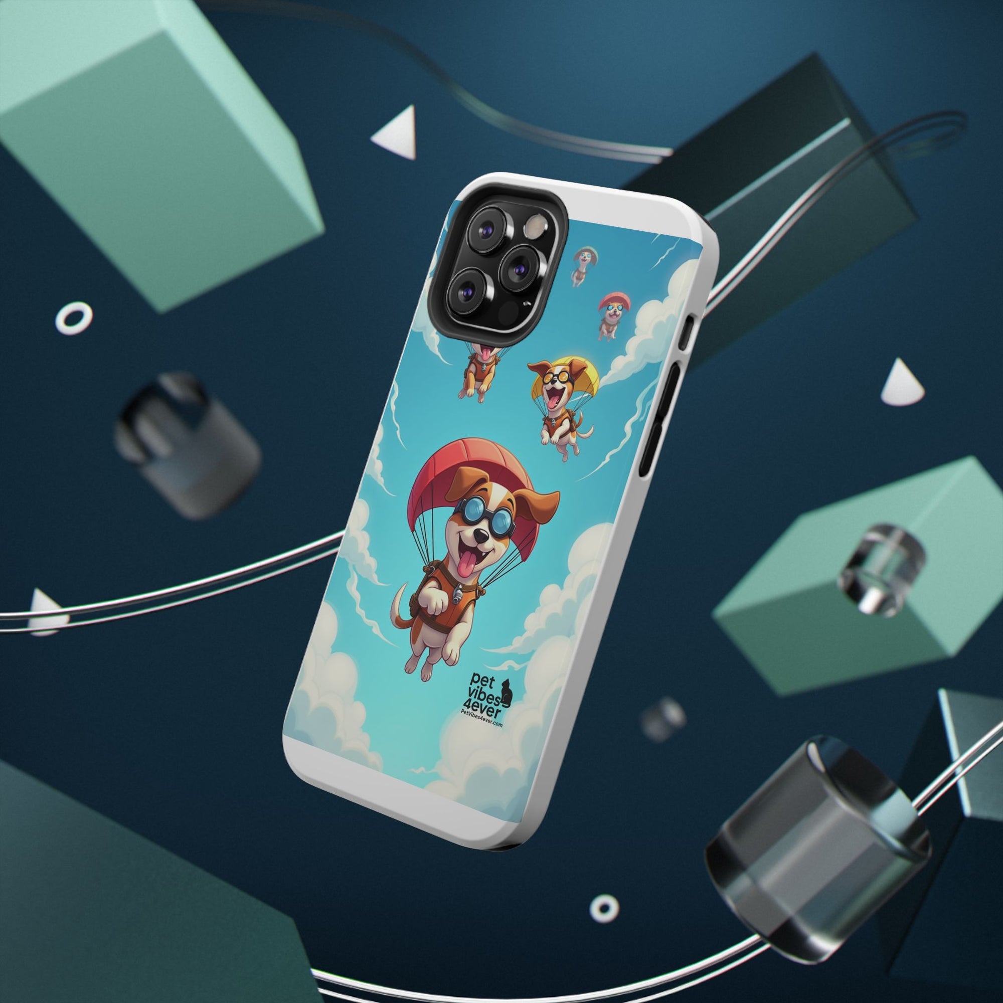 Playful Pet Vibes iPhone Case | Impact-Resistant Dog Design, Gifts for Dog Lovers, Cute Phone Accessory, Fun Pet Merchandise, [...]