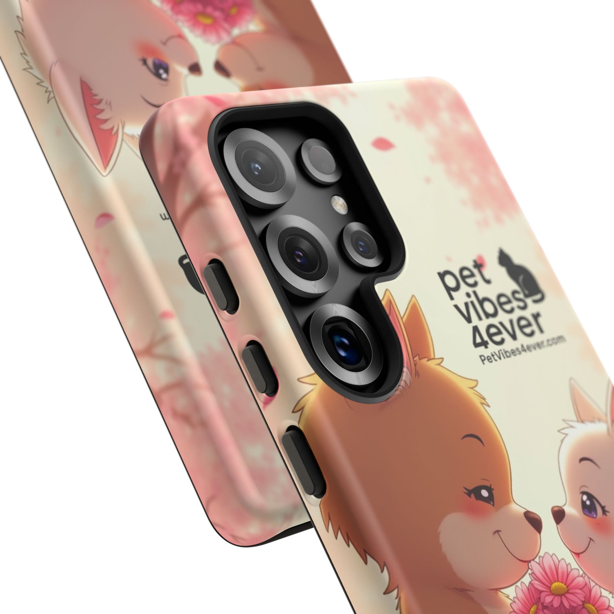 Cute Pet Themed Phone Case, Animal Lovers Gift, Valentine's Day, Cute Phone Cover, Pet Vibes Forever