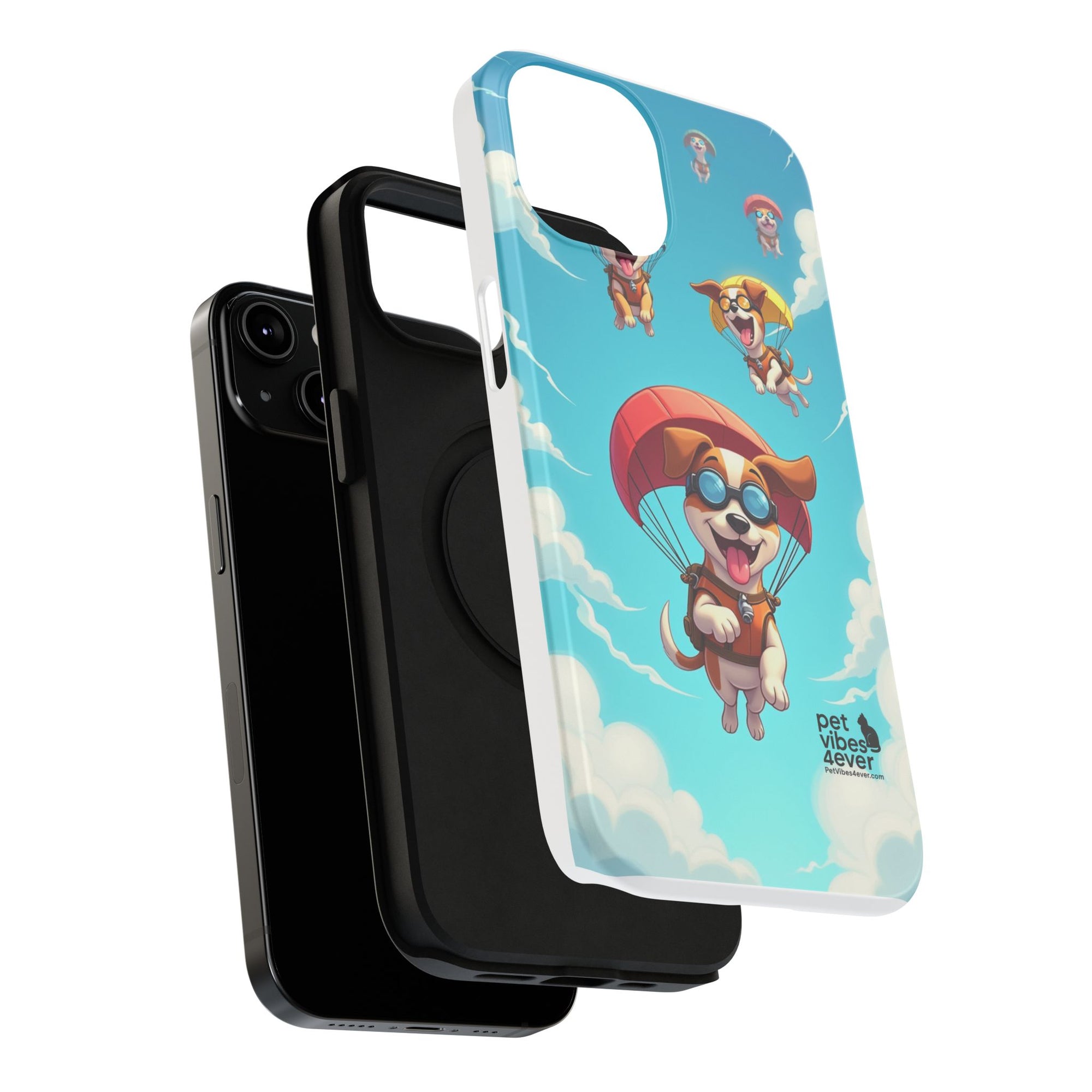 Playful Pet Vibes iPhone Case | Impact-Resistant Dog Design, Gifts for Dog Lovers, Cute Phone Accessory, Fun Pet Merchandise, [...]
