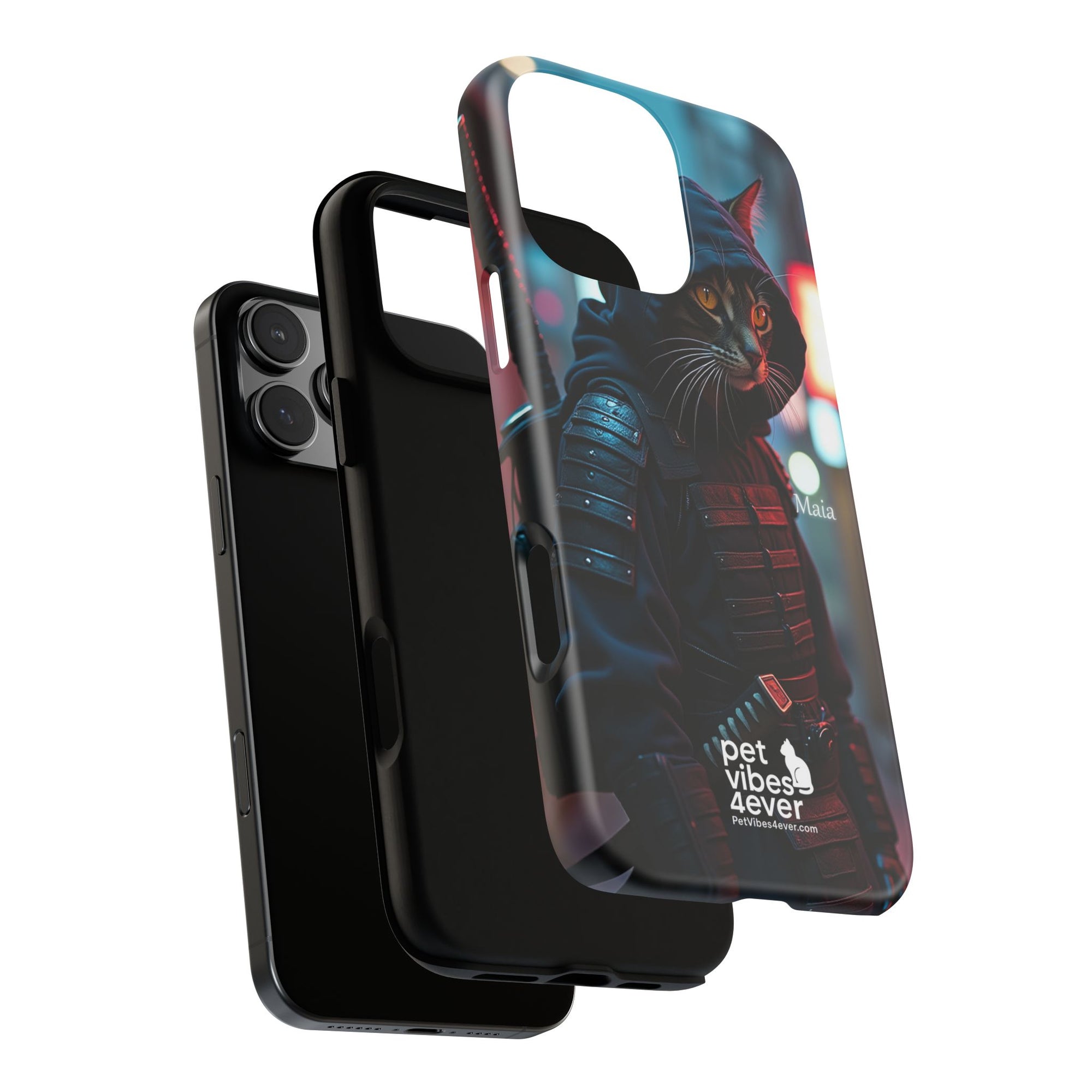 Tough Cases: Cool Cat Phone Case with 'Pet Vibes 4ever', Perfect for Cat Lovers, Unique Gift for Pet Enthusiasts, Fun Phone Accessory, [...]