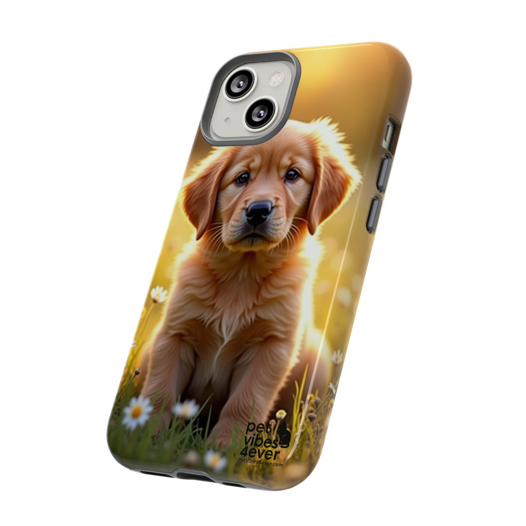 Golden Retriever Phone Case, Cute Dog Phone Cover, Pet Lover Gift, Tough Phone Cases, Puppy Design Mobile Protector