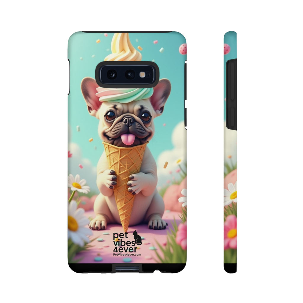 Cute Dog Phone Case, Pet Lover Gift, Tough iPhone/Android Cover, Dog Art, Fun Phone Accessory