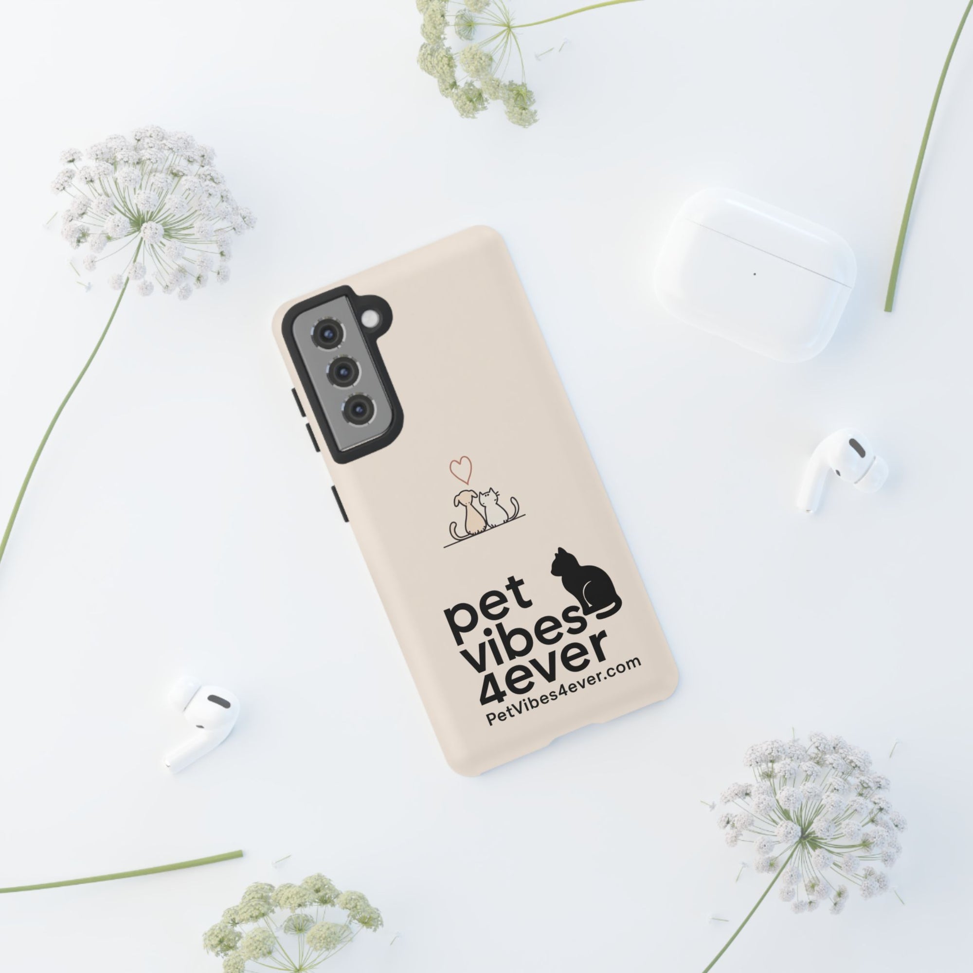 Cute Cat Phone Case - Pet Lovers Gift, Tough Cases, Customizable, Animal Lover, Cat Mom/Dad, Funny Cat Merchandise