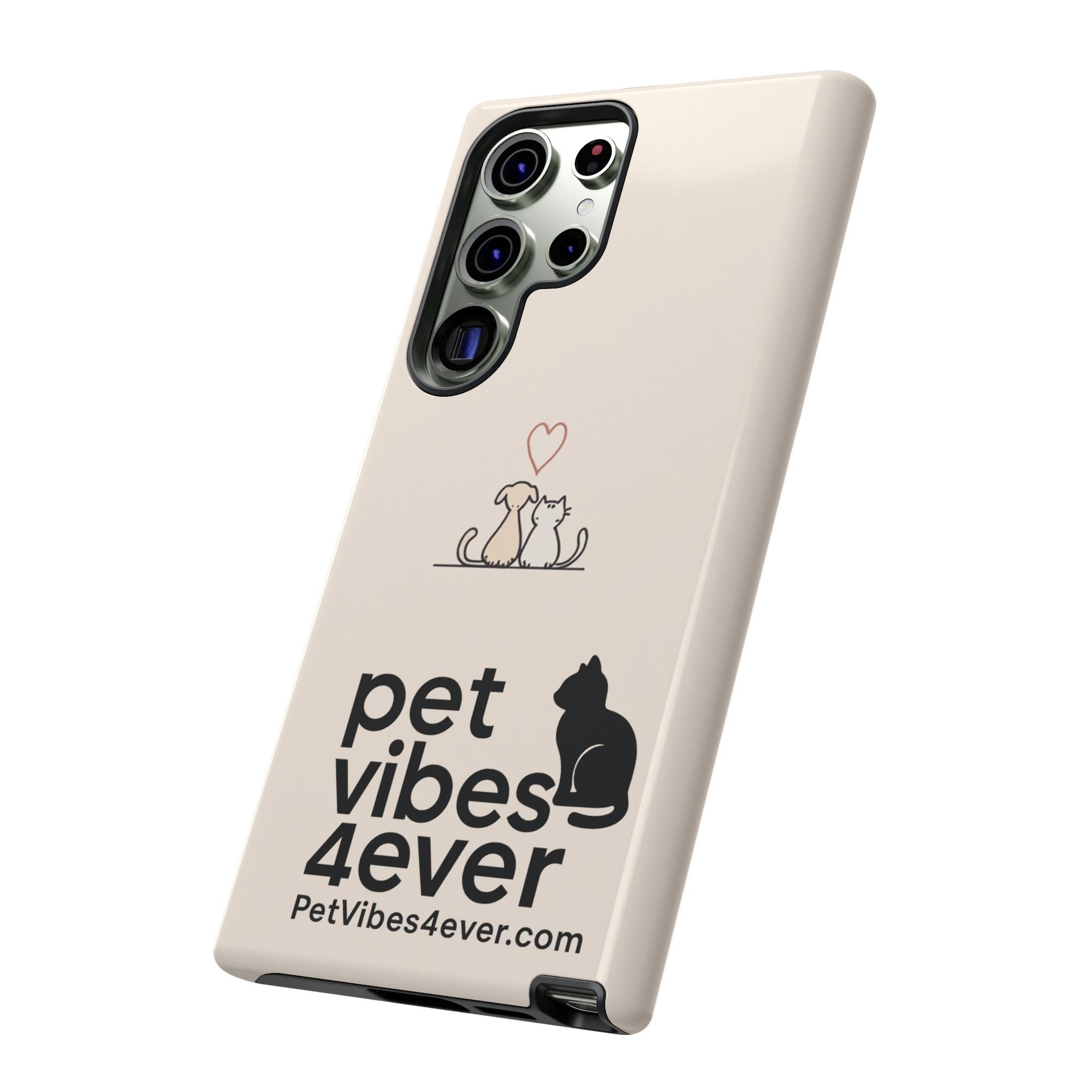 Cute Cat Phone Case - Pet Lovers Gift, Tough Cases, Customizable, Animal Lover, Cat Mom/Dad, Funny Cat Merchandise