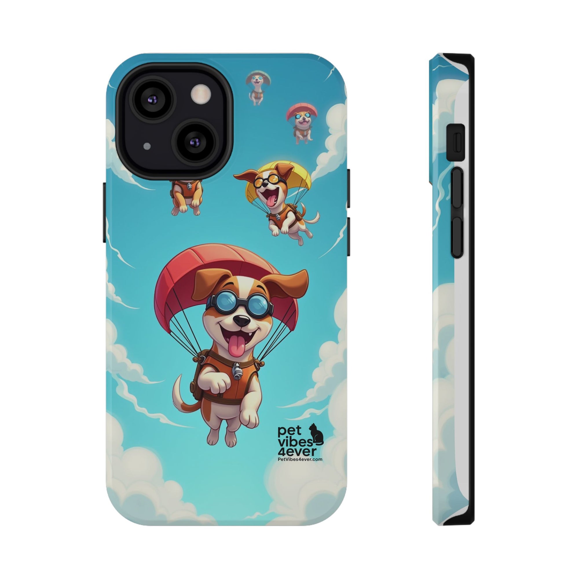 Playful Pet Vibes iPhone Case | Impact-Resistant Dog Design, Gifts for Dog Lovers, Cute Phone Accessory, Fun Pet Merchandise, [...]