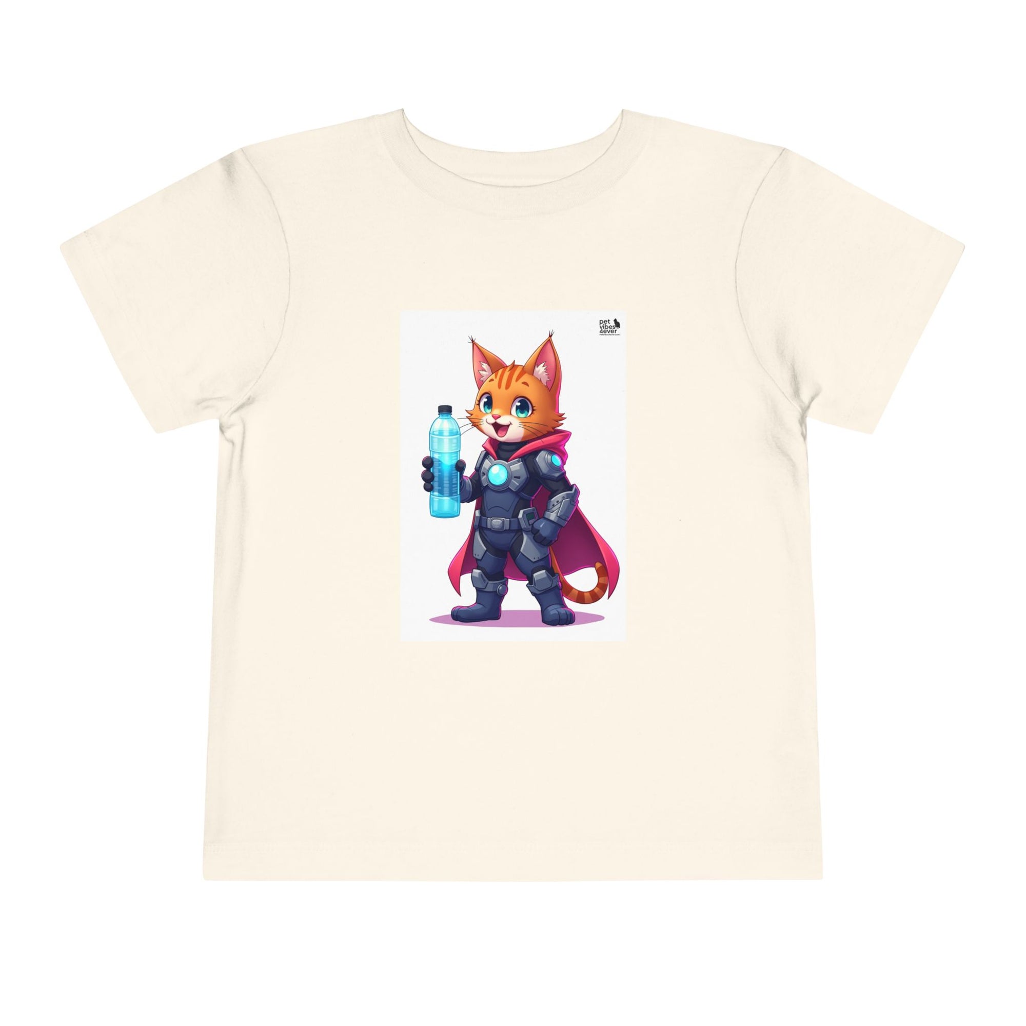 Superhero Cat Toddler Tee, Kids Graphic T-Shirt, Cute Animal Shirt, Birthday Gift, Funny Pet Tee