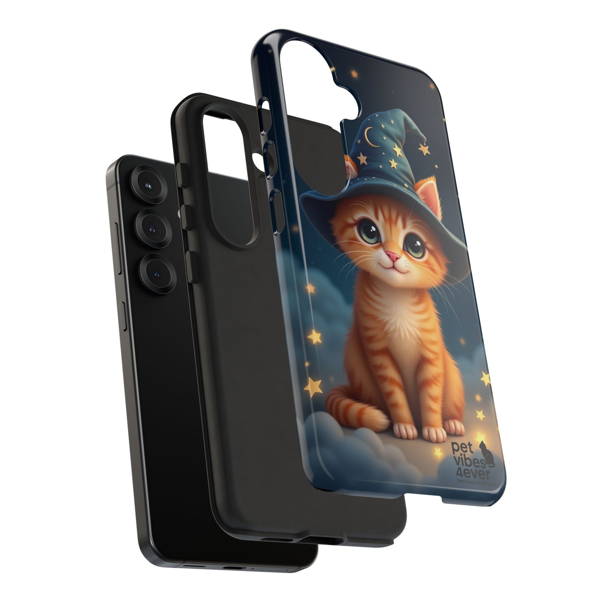 Cat-Themed Phone Case, Magical Cat Case, Pet Lover Gift, Cute Animal Accessories, Birthday Present For Cat Owners