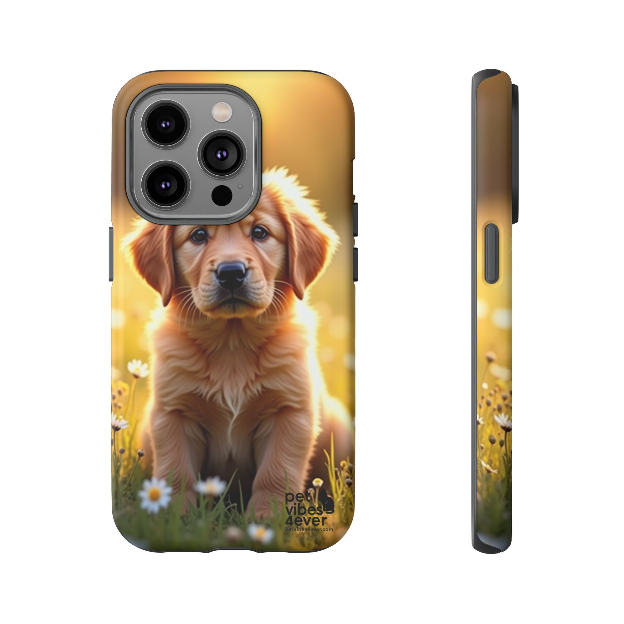 Golden Retriever Phone Case, Cute Dog Phone Cover, Pet Lover Gift, Tough Phone Cases, Puppy Design Mobile Protector