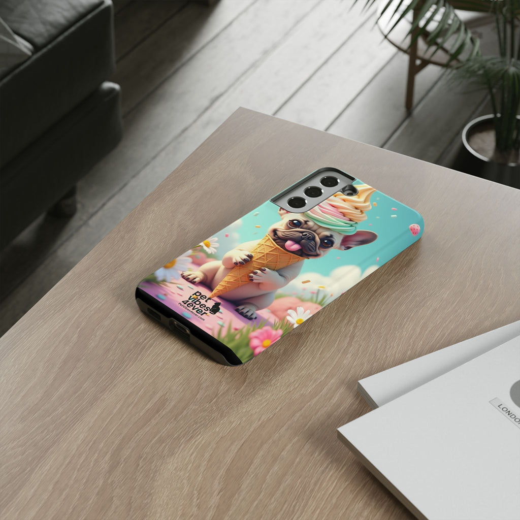 Cute Dog Phone Case, Pet Lover Gift, Tough iPhone/Android Cover, Dog Art, Fun Phone Accessory