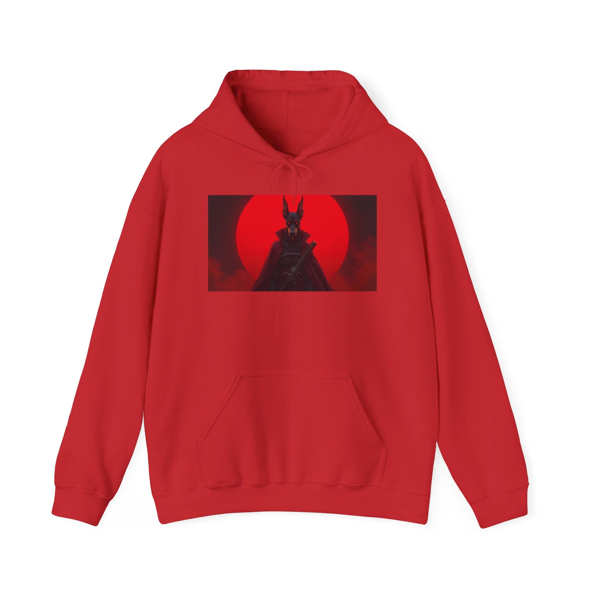 Red Sun Graphic Hoodie for Fans, Perfect for Cozy Days, Gifting, Festivals, and Casual Outings.