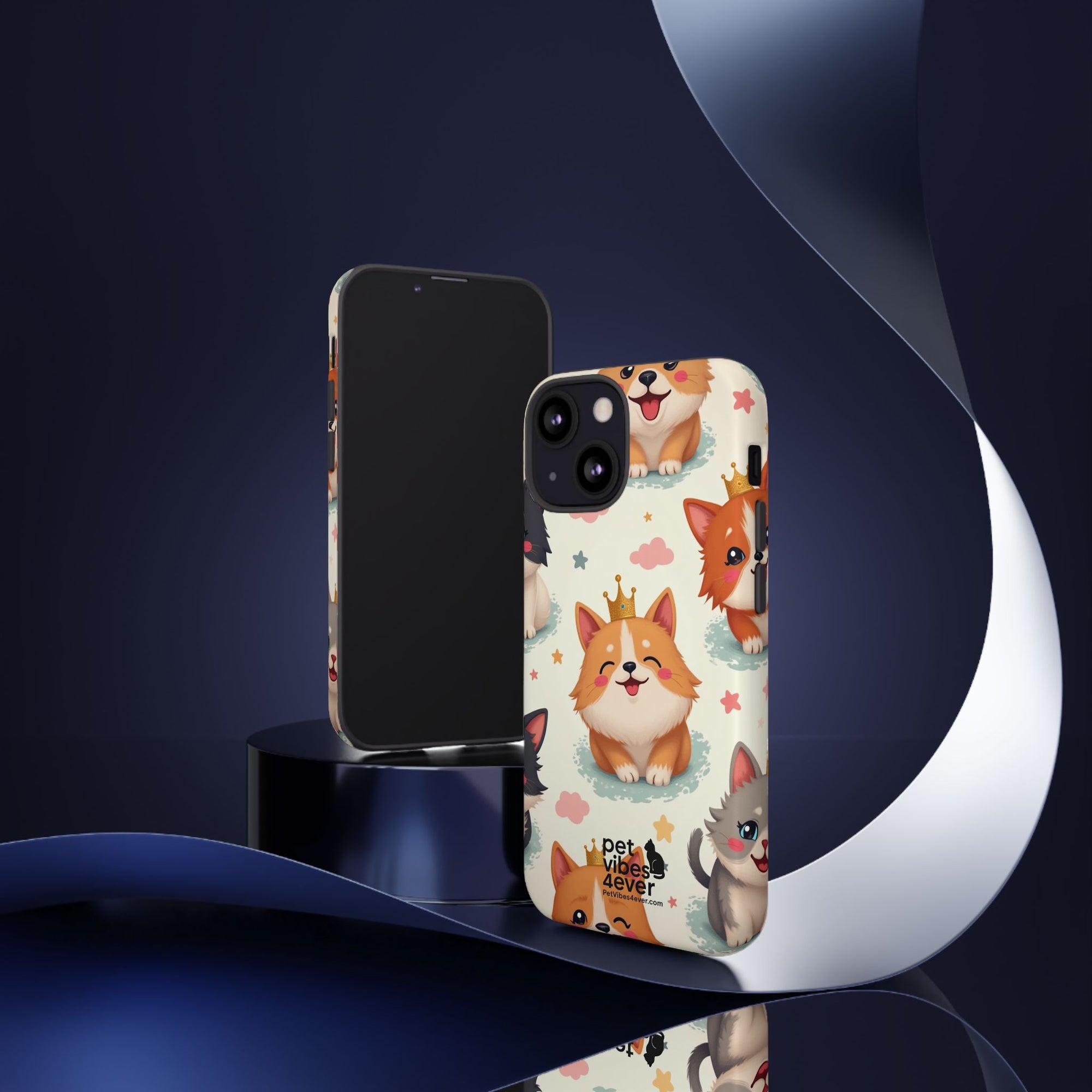 Cute Pet Phone Case, Dog Lover Accessory, Cat Phone Cover, Gift for Animal Lovers, Birthday Present, Pet Vibes Forever