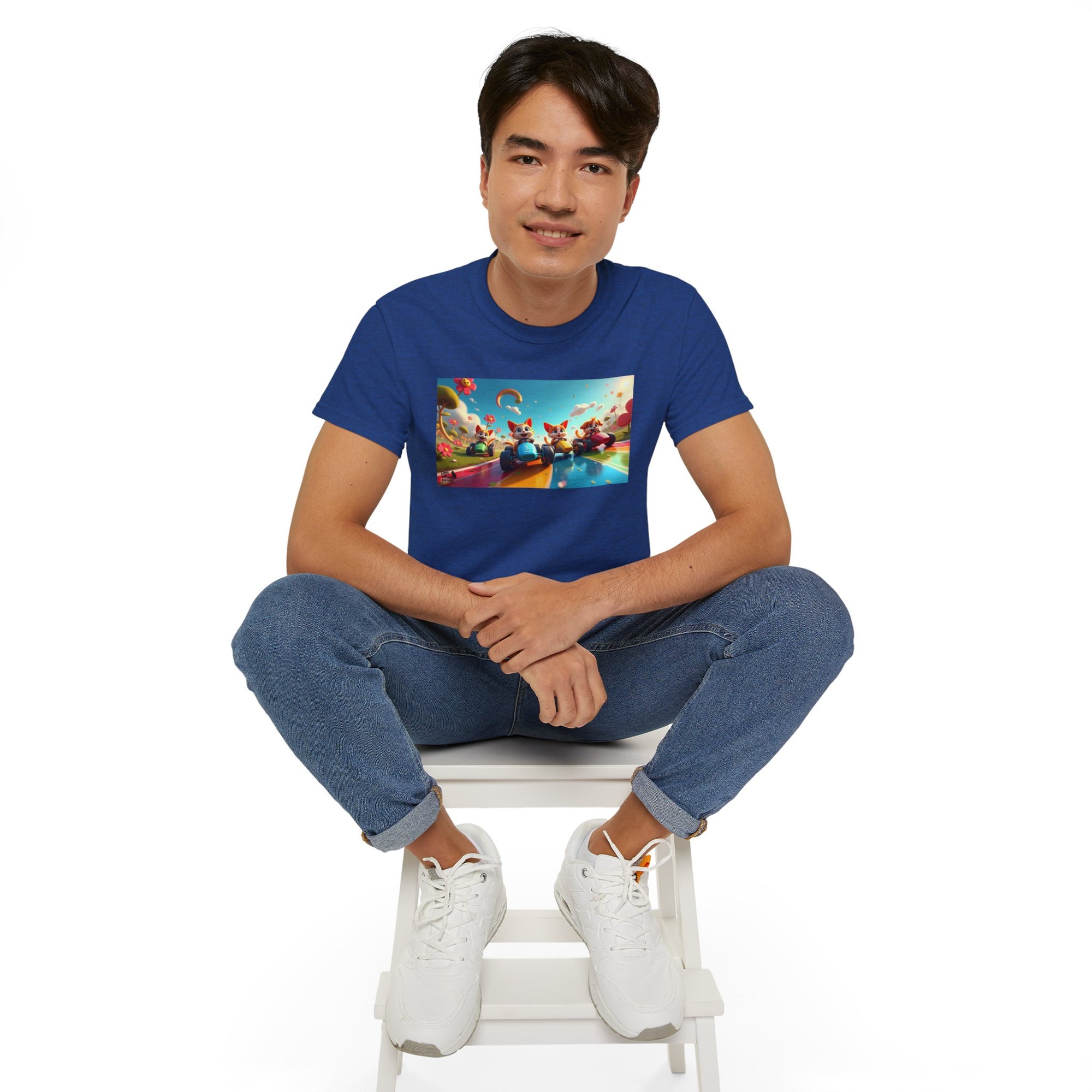 Colorful Fantasy Art Tee, Unisex Tee, Graphic T-Shirt, Fun Gift, Casual Wear, Summer Style, Festival Fashion