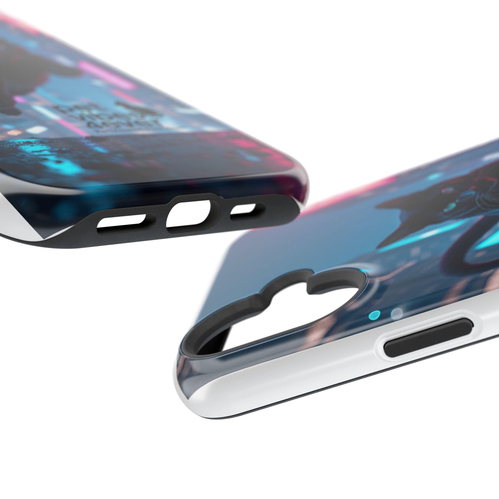 Cat-Themed Phone Case with Pet Vibes Design, Impact-Resistant Phone Case, Gift for Cat Lovers, Cute Pet Merchandise, Stylish Phone Accessory
