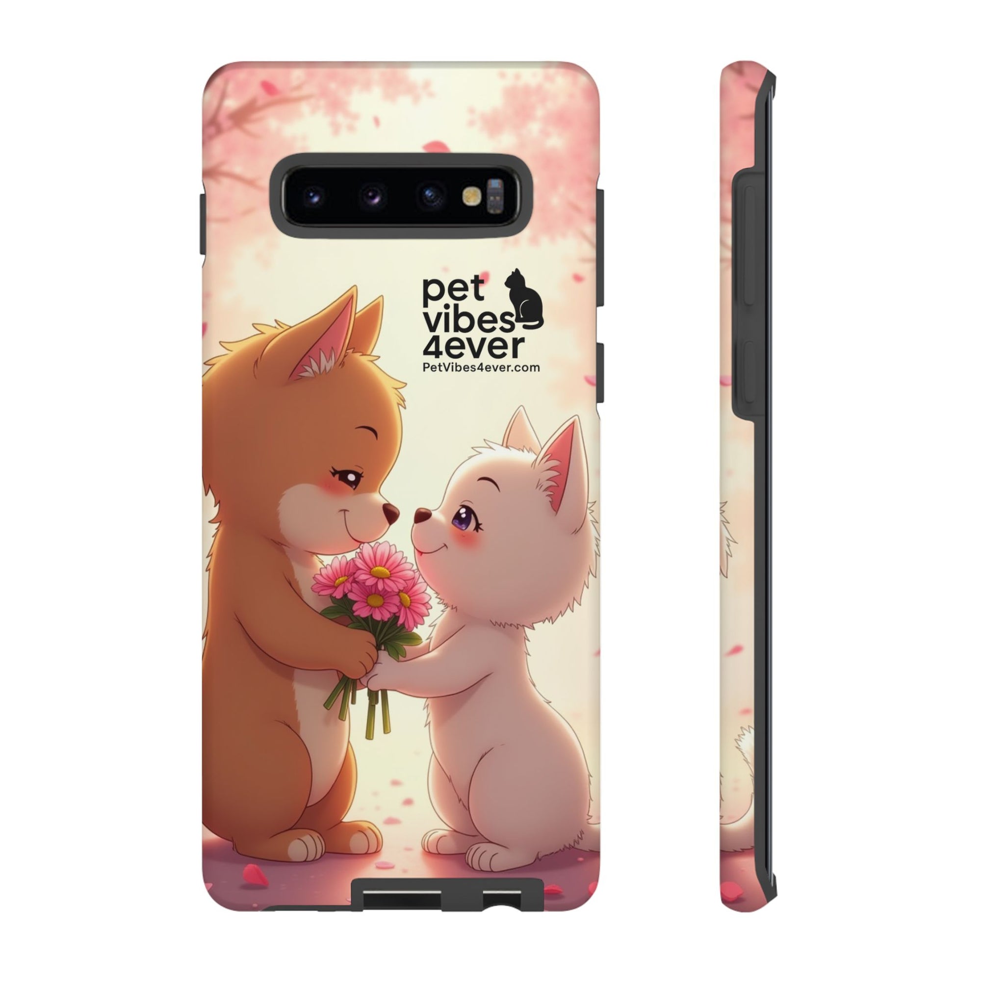 Cute Pet Themed Phone Case, Animal Lovers Gift, Valentine's Day, Cute Phone Cover, Pet Vibes Forever