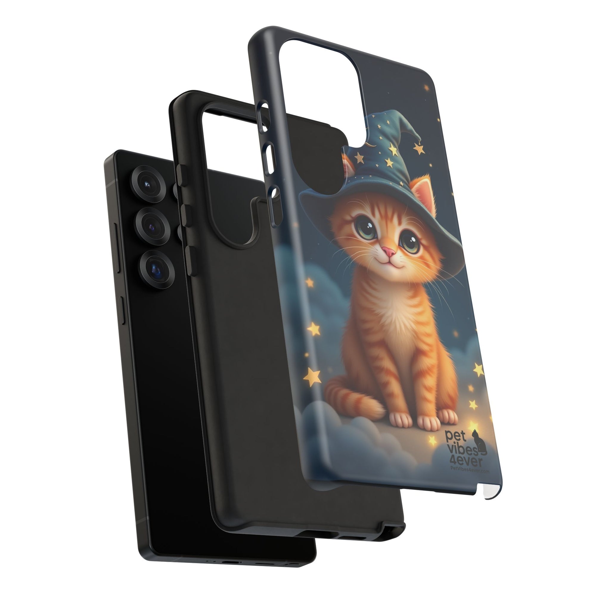 Cat-Themed Phone Case, Magical Cat Case, Pet Lover Gift, Cute Animal Accessories, Birthday Present For Cat Owners