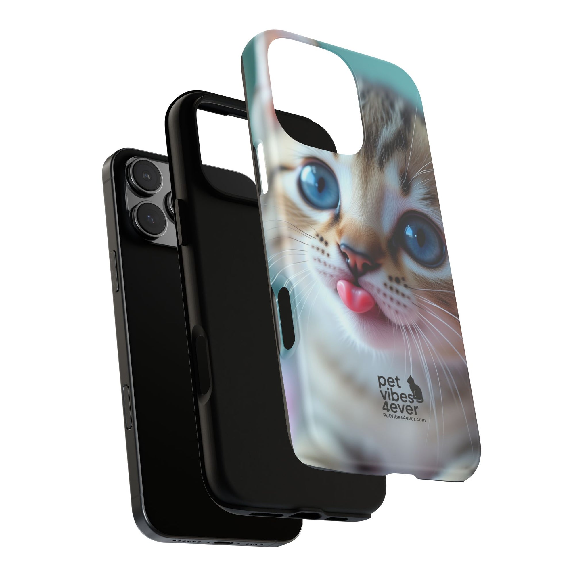 Cute Cat Phone Case, Pet Lover Gift, Funny Animal Protector, Cute Tech Accessories, Cat Mom Gift