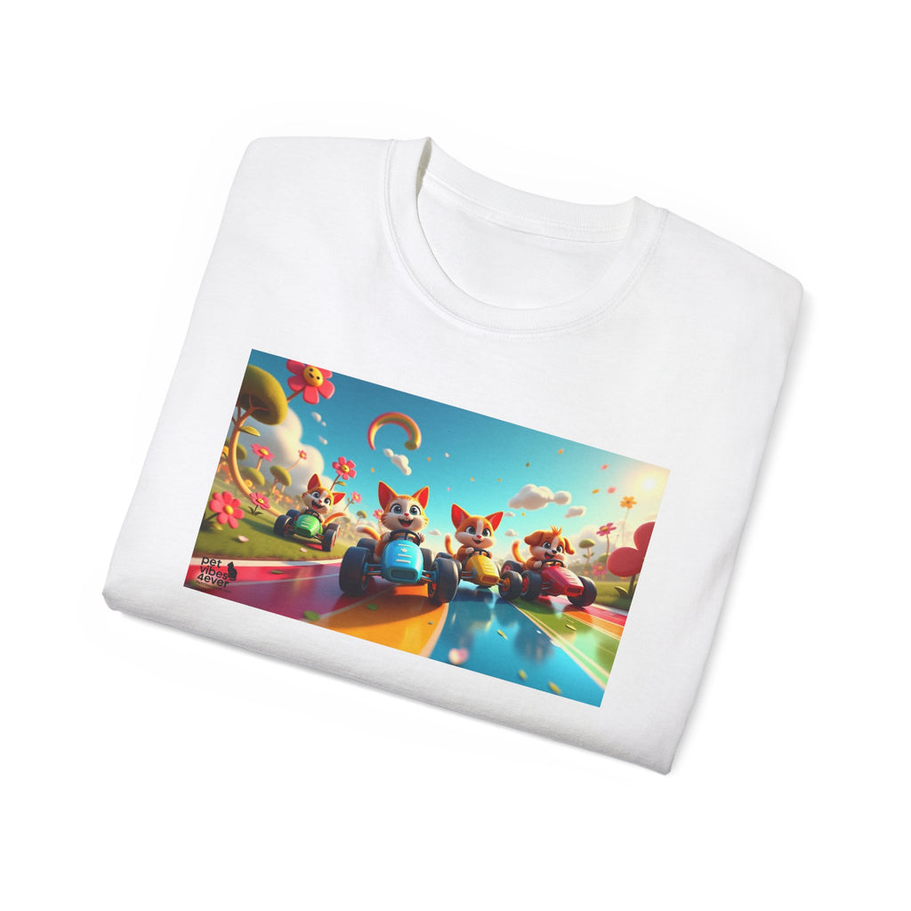 Colorful Fantasy Art Tee, Unisex Tee, Graphic T-Shirt, Fun Gift, Casual Wear, Summer Style, Festival Fashion