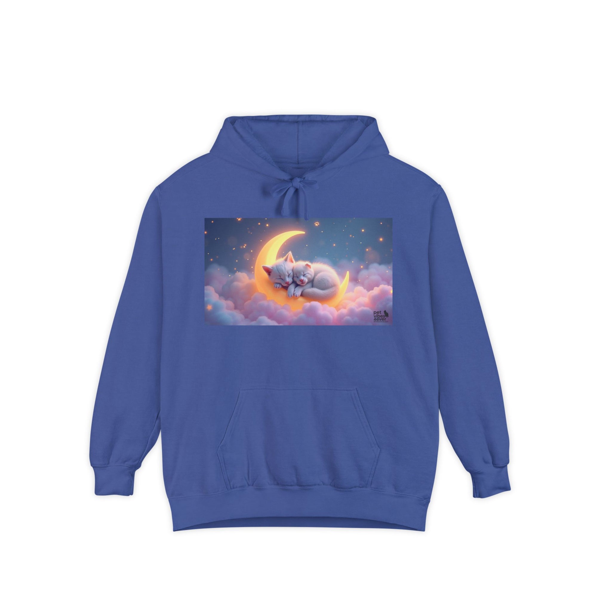 Dreamy Cat Hoodie, Cozy Unisex Hoodie, Cute Hoodie for Cat Lovers, Stylish Gift for Her, Relaxed Fashion for Everyday Use