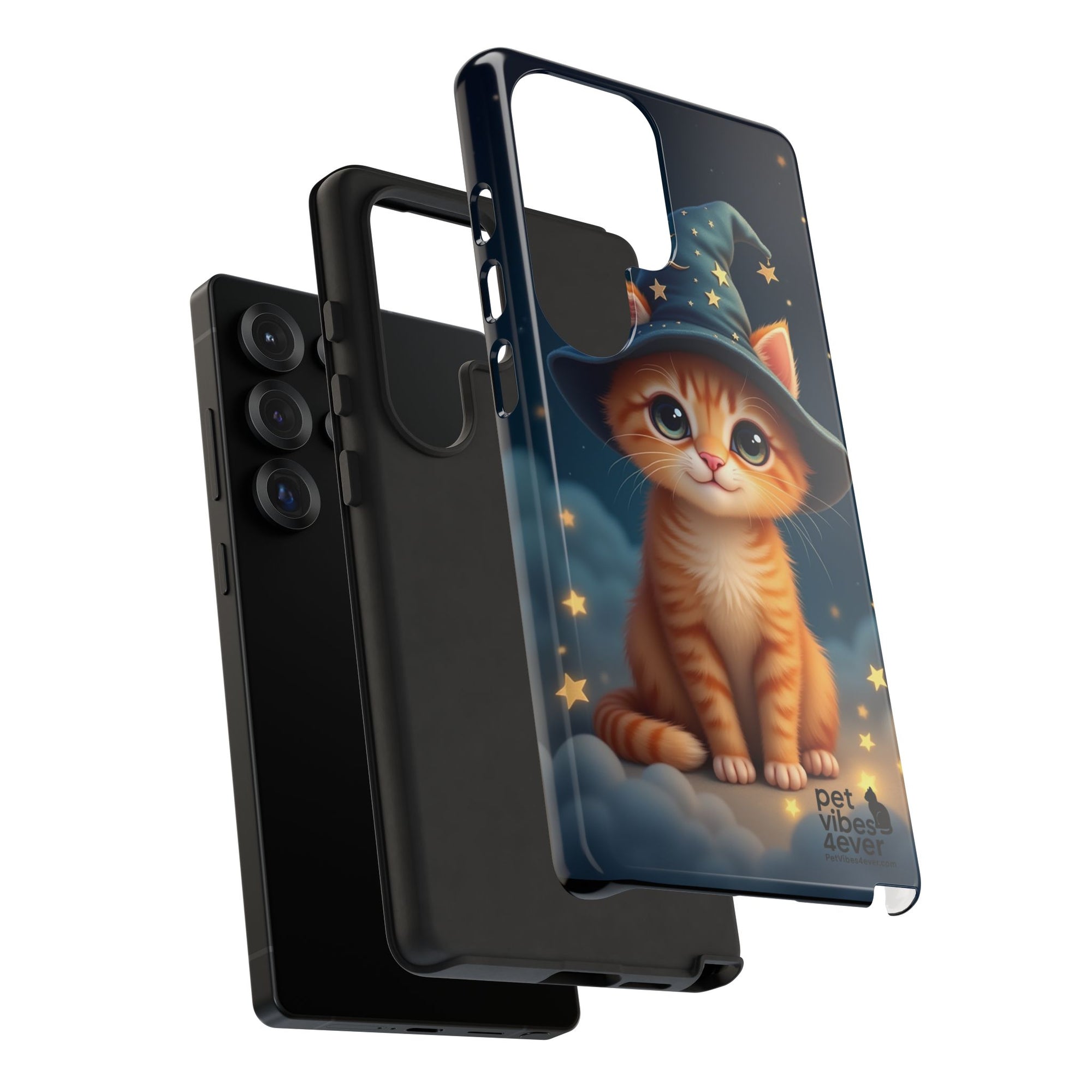 Cat-Themed Phone Case, Magical Cat Case, Pet Lover Gift, Cute Animal Accessories, Birthday Present For Cat Owners