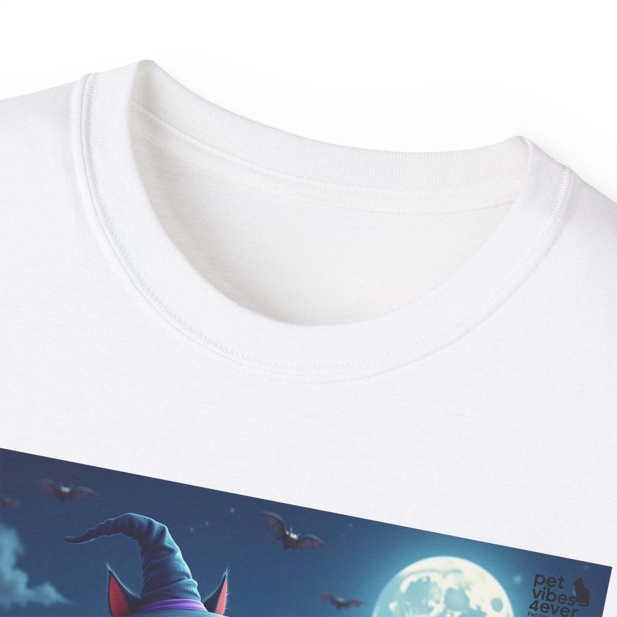 Moonlit Witch Unisex Tee | Spooky Vibes, Halloween Must-Have, Cozy Gift, Comfortable Everyday Wear, Magical Spirit Apparel