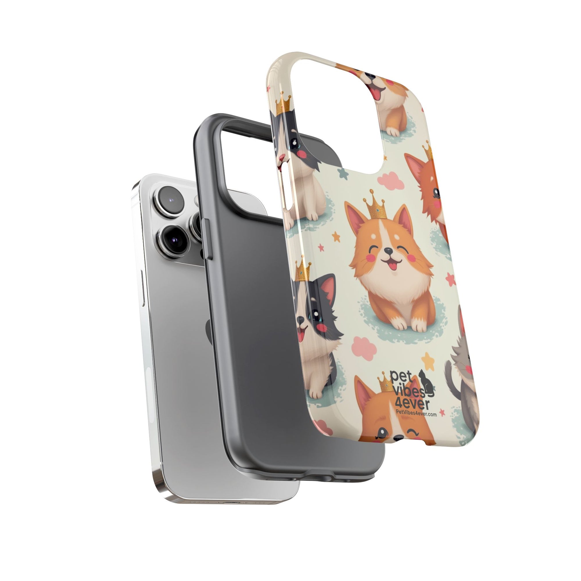 Cute Pet Phone Case, Dog Lover Accessory, Cat Phone Cover, Gift for Animal Lovers, Birthday Present, Pet Vibes Forever