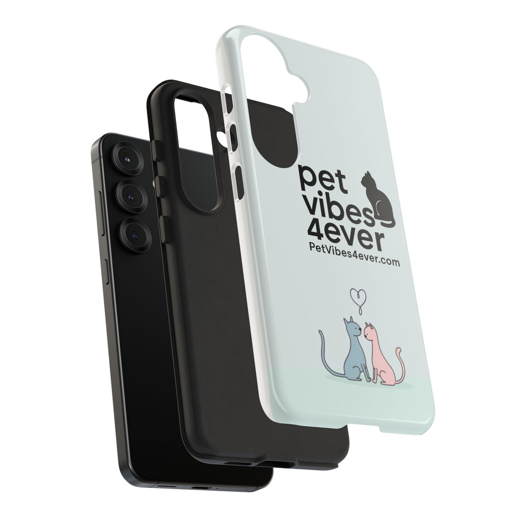 Cute Cat Phone Case, Colorful Tough Case for Pet Lovers, Cat-Themed Accessory, Gift for Animal Lovers, Mobile Phone Protection